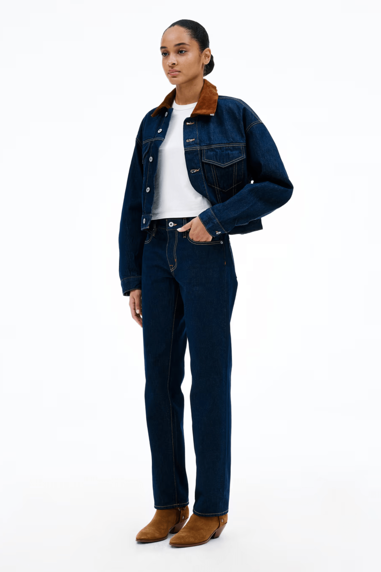 SLVRLAKE ISABEL LOW RISE SLIM LEG | THE NEW TREND