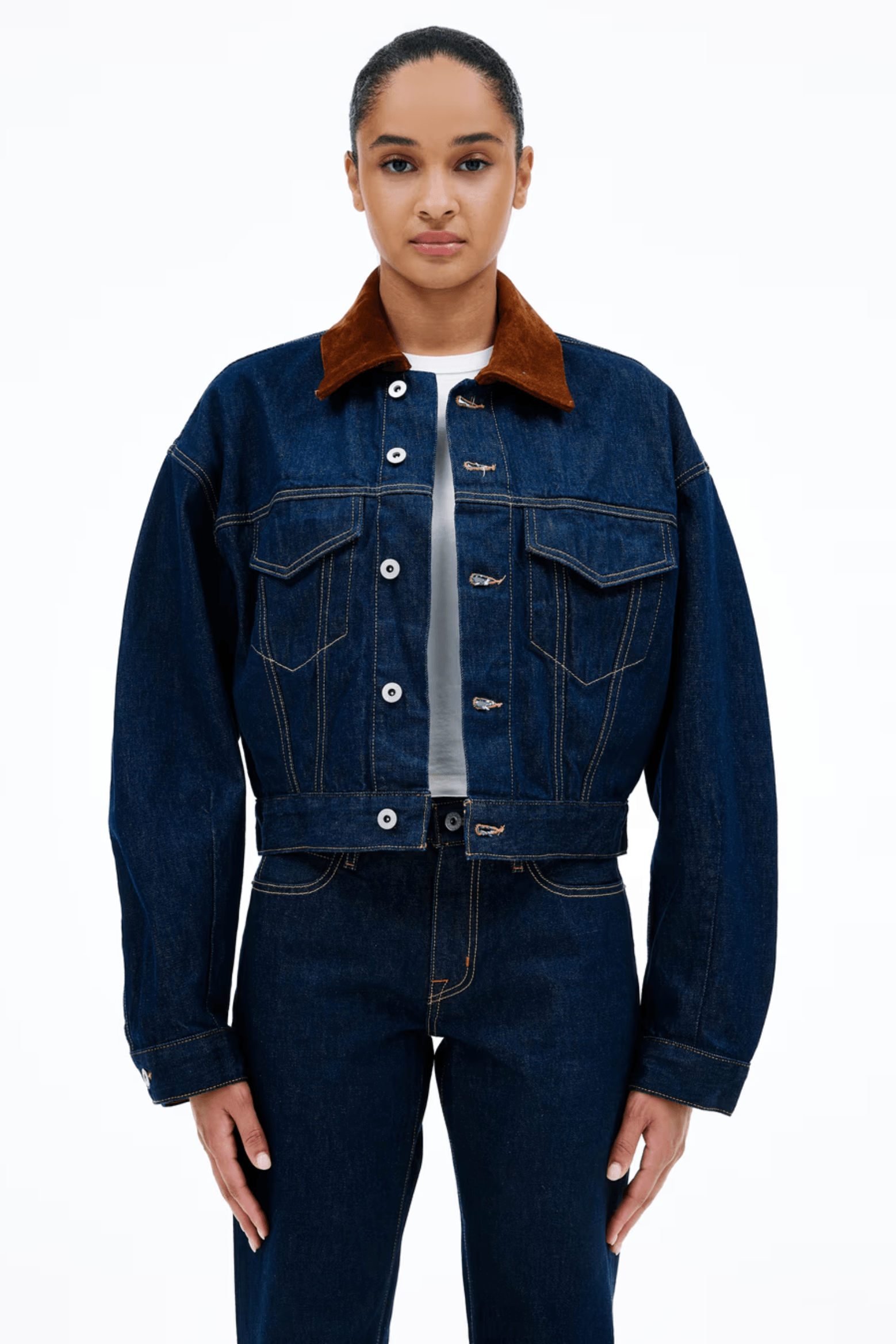 SLVRLAKE KIRA CURVE SLEEVE TRUCKER | THE NEW TREND