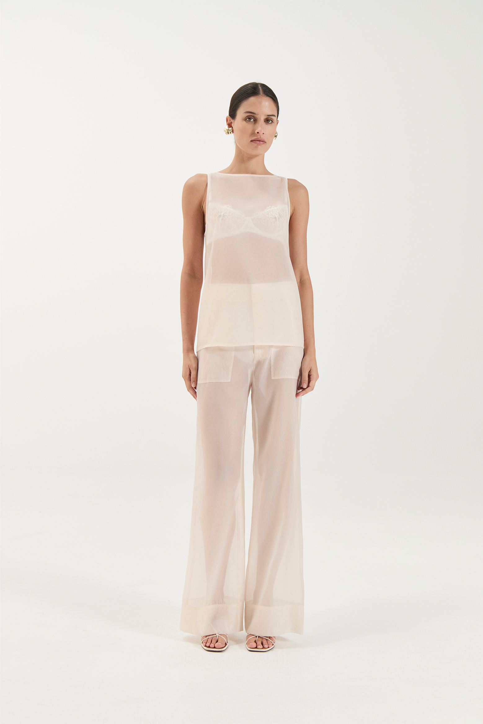 SOLAQUA AURORA TOP IN IVORY | THE NEW TREND