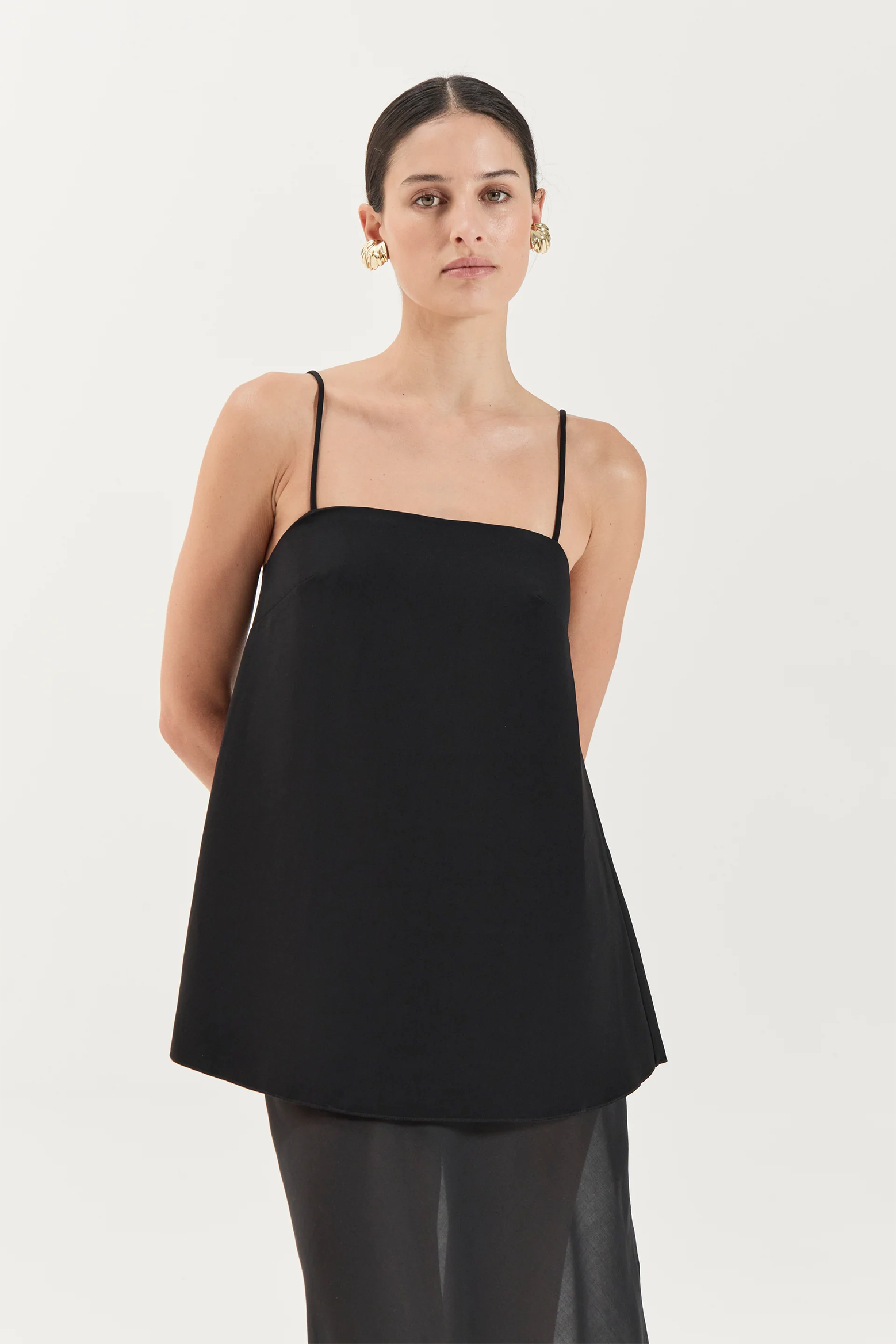 SOLAQUA CAMILLA TOP IN BLACK | THE NEW TREND