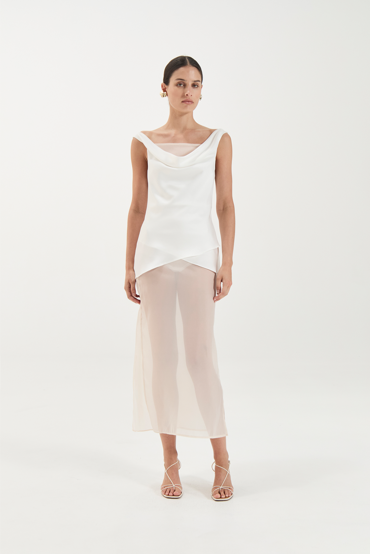 SOLAQUA CARLA TOP IN IVORY | THE NEW TREND 