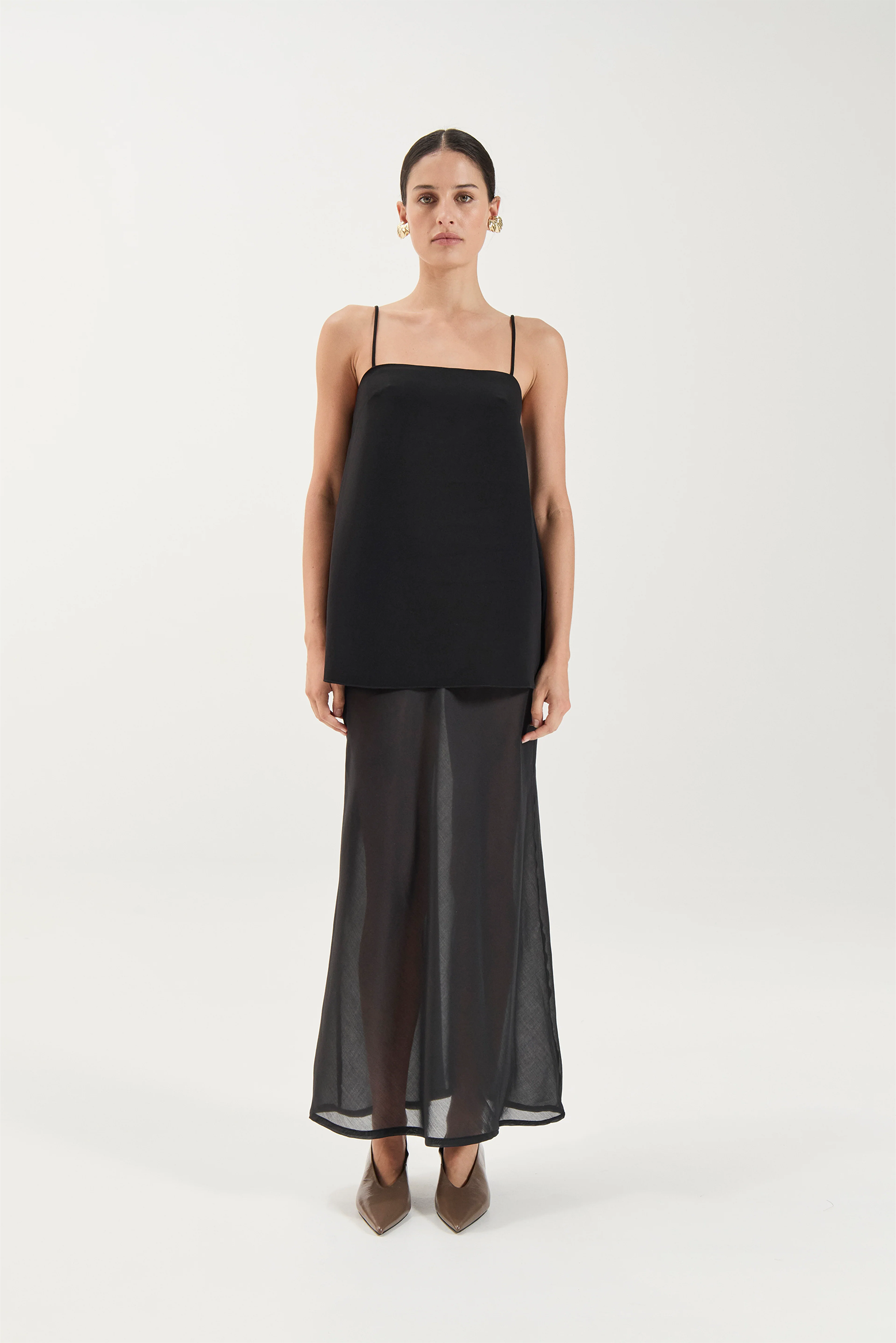 SOLAQUA LAURENT SKIRT IN BLACK | THE NEW TREND