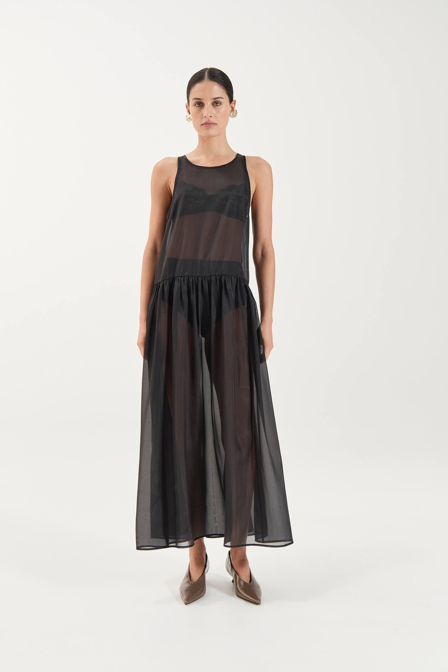 SOLAQUA MARLO DRESS IN NOIR | THE NEW TREND