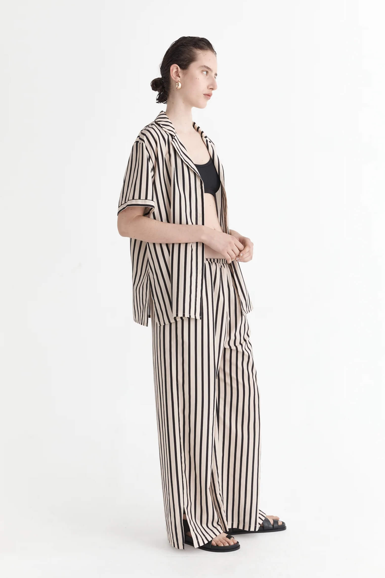 Solaqua The Giulia Pant in Classico Stripe available at The New Trend Australia.