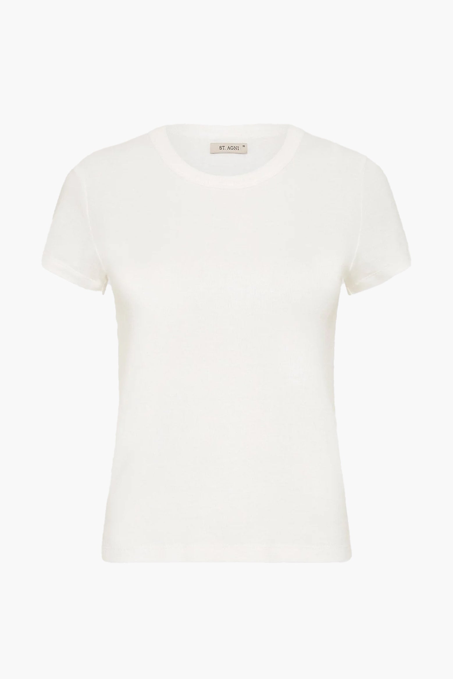 St Agni Organic Cotton T-shirt in White available at The New Trend Australia.