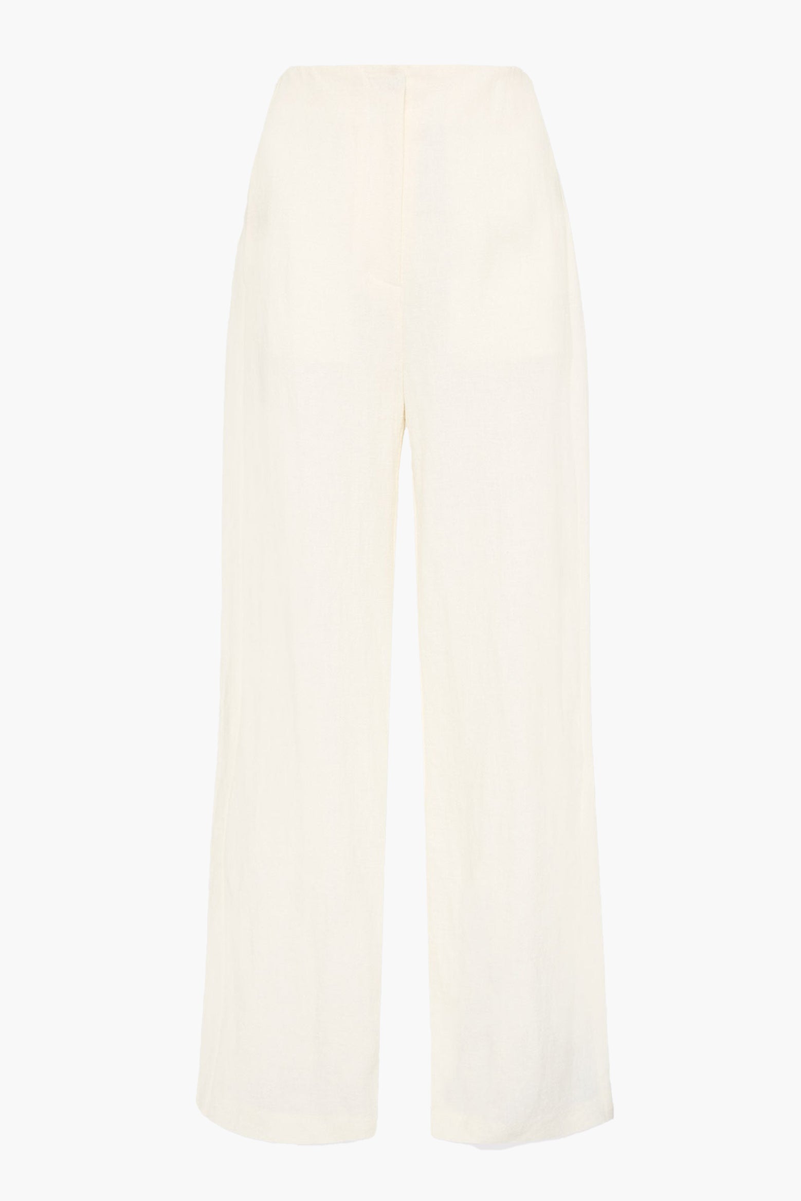 The St Agni Linen Wide Leg Pants in Ivory available at The New Trend Australia