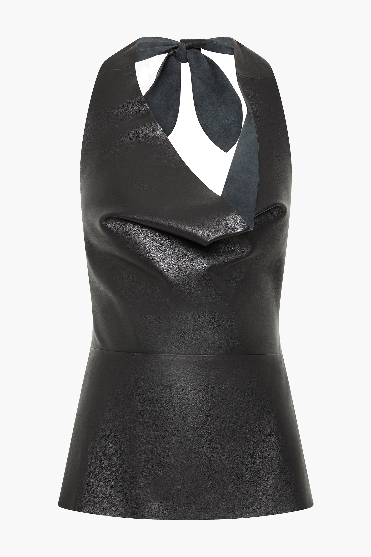 ST.AGNI LEATHER TIE TOP | THE NEW TREND