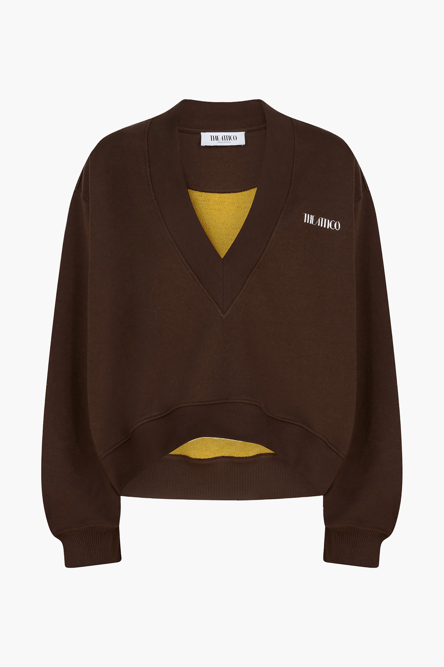 THE ATTICO V-NECK SWEATSHIRT | THE NEW TREND