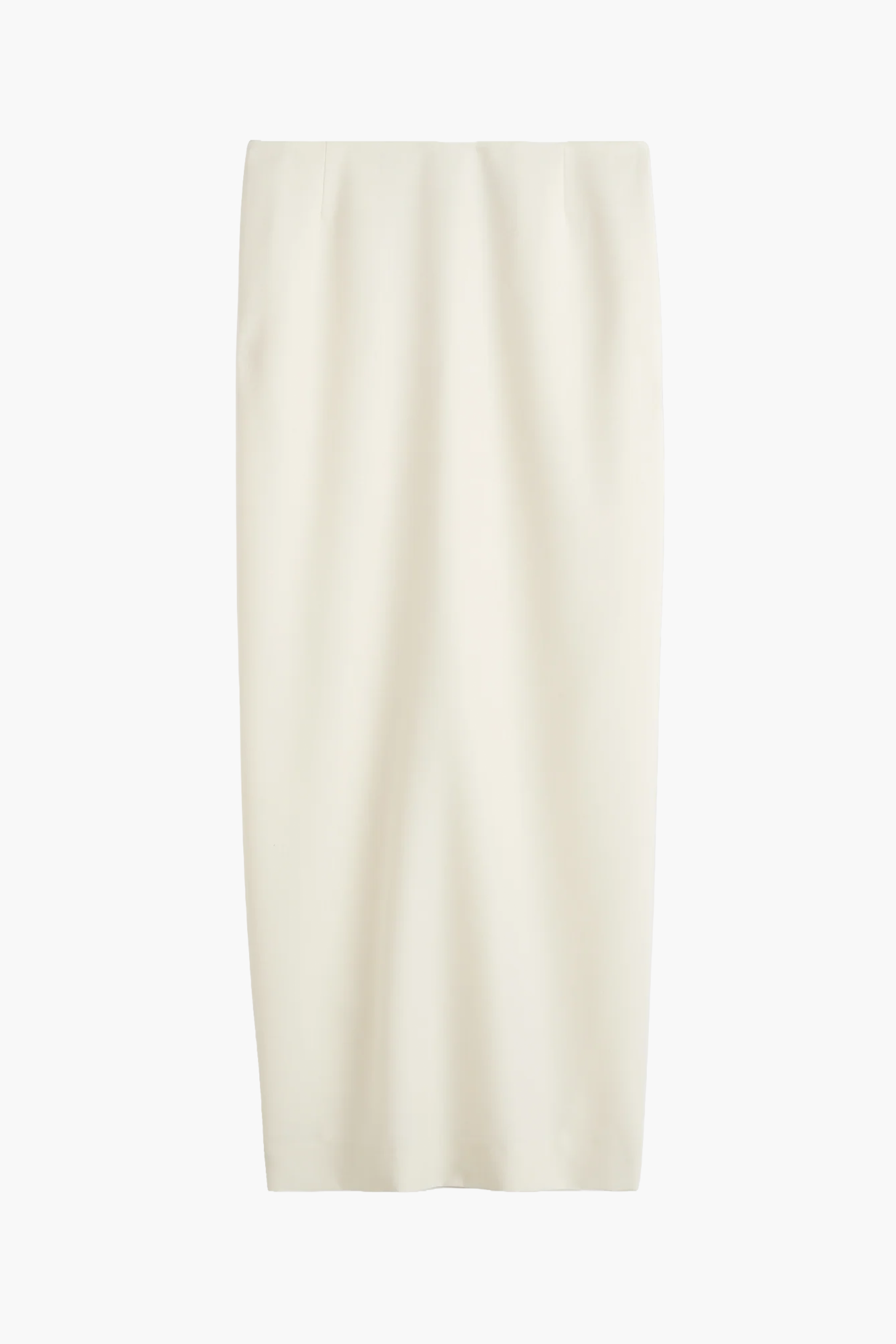TOTEME LIGHT WOOL SKIRT IN ECRU | THE NEW TREND