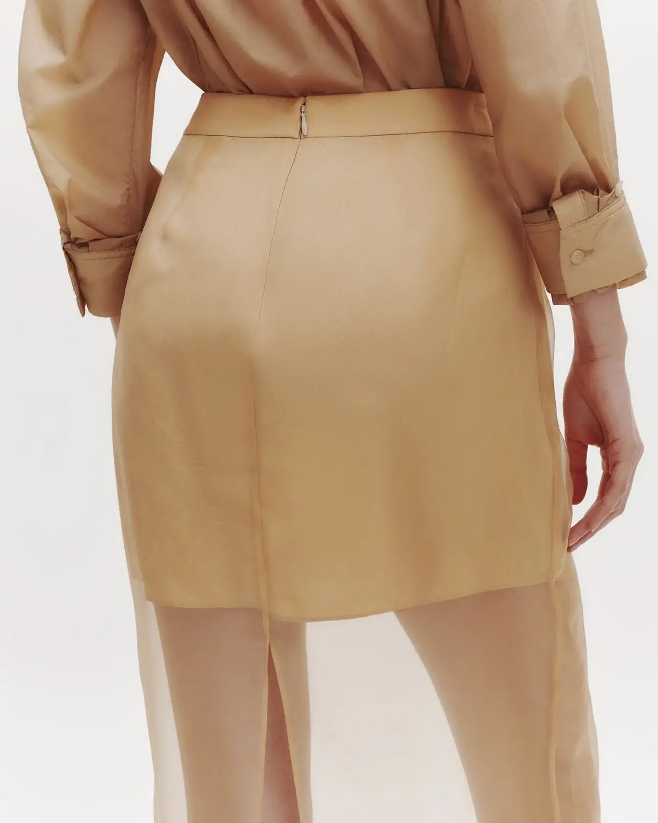 TWP SYLKIE SKIRT IN BRITISH KHAKI | THE NEW TREND