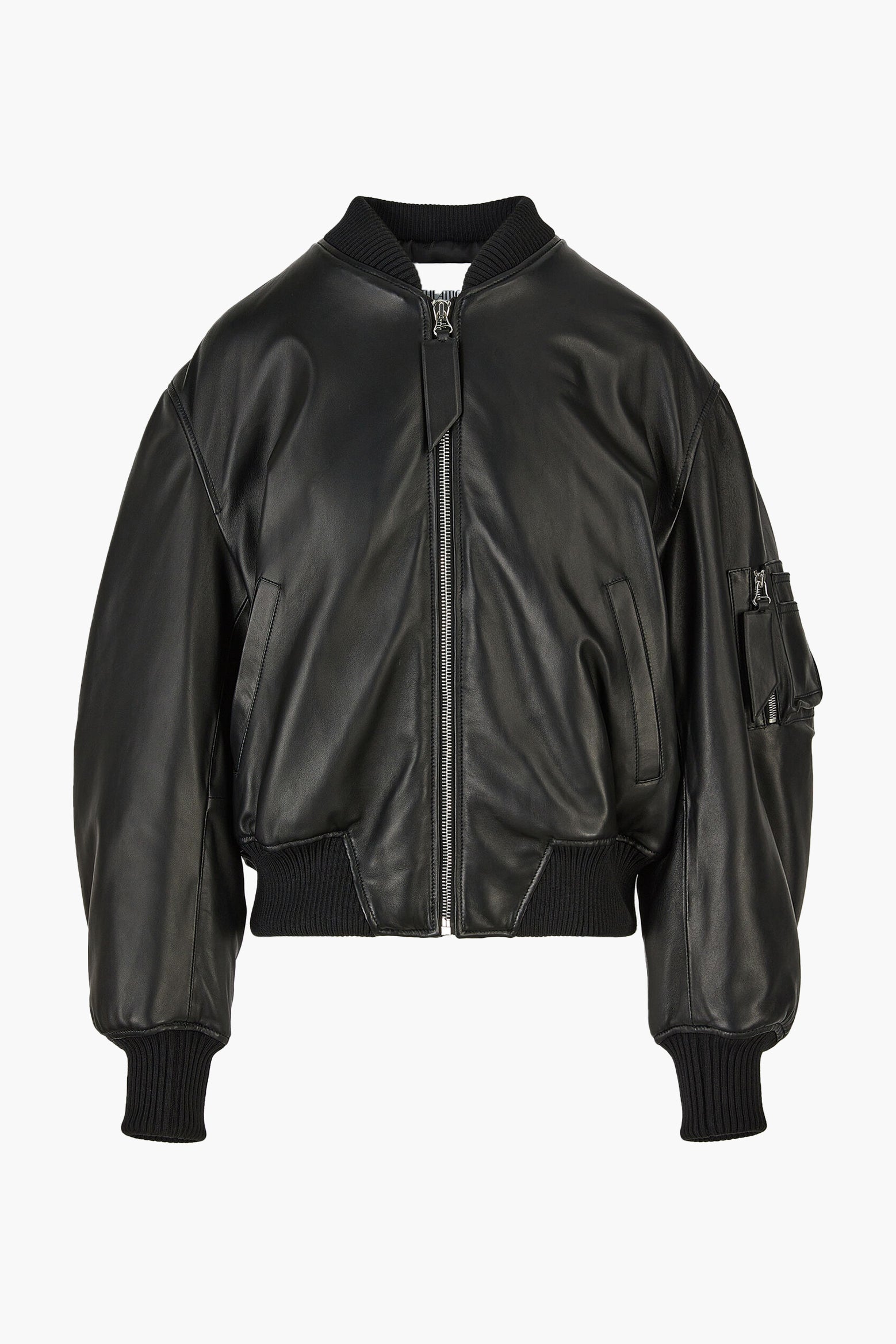 THE ATTICO Anja Bomber in Black The New Trend