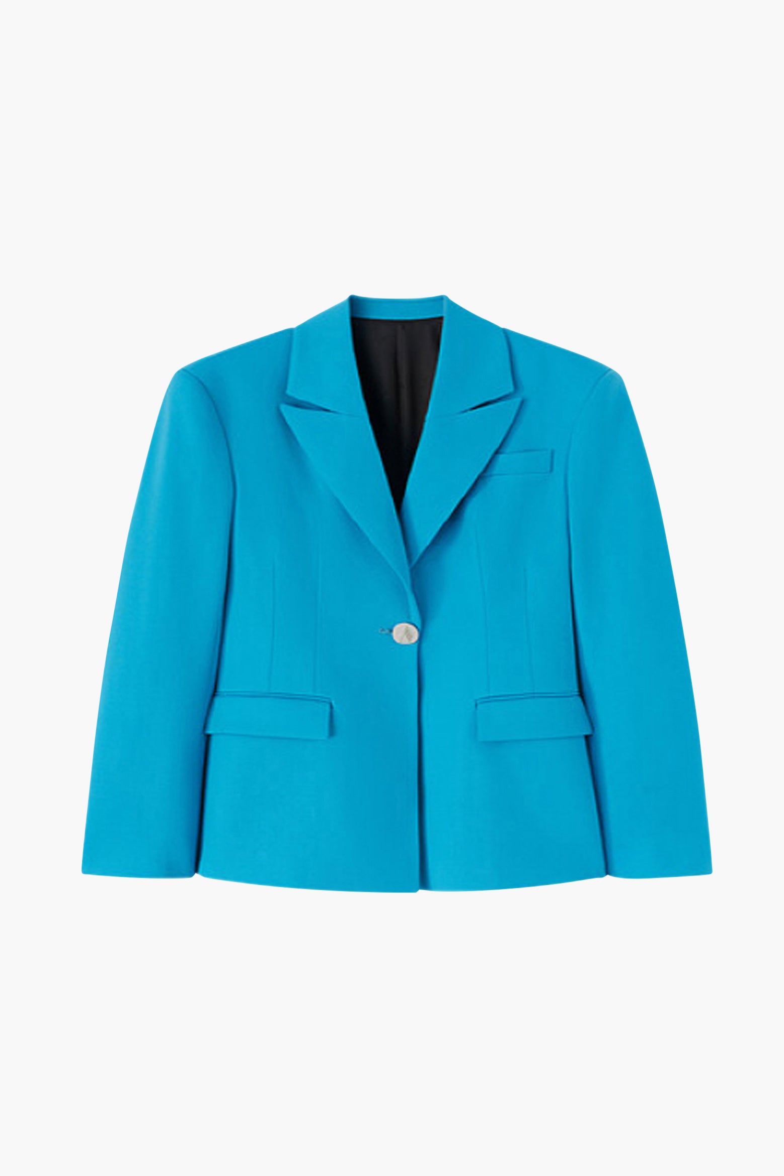 THE ATTICO Blue Blazer in Capri Blue The New Trend