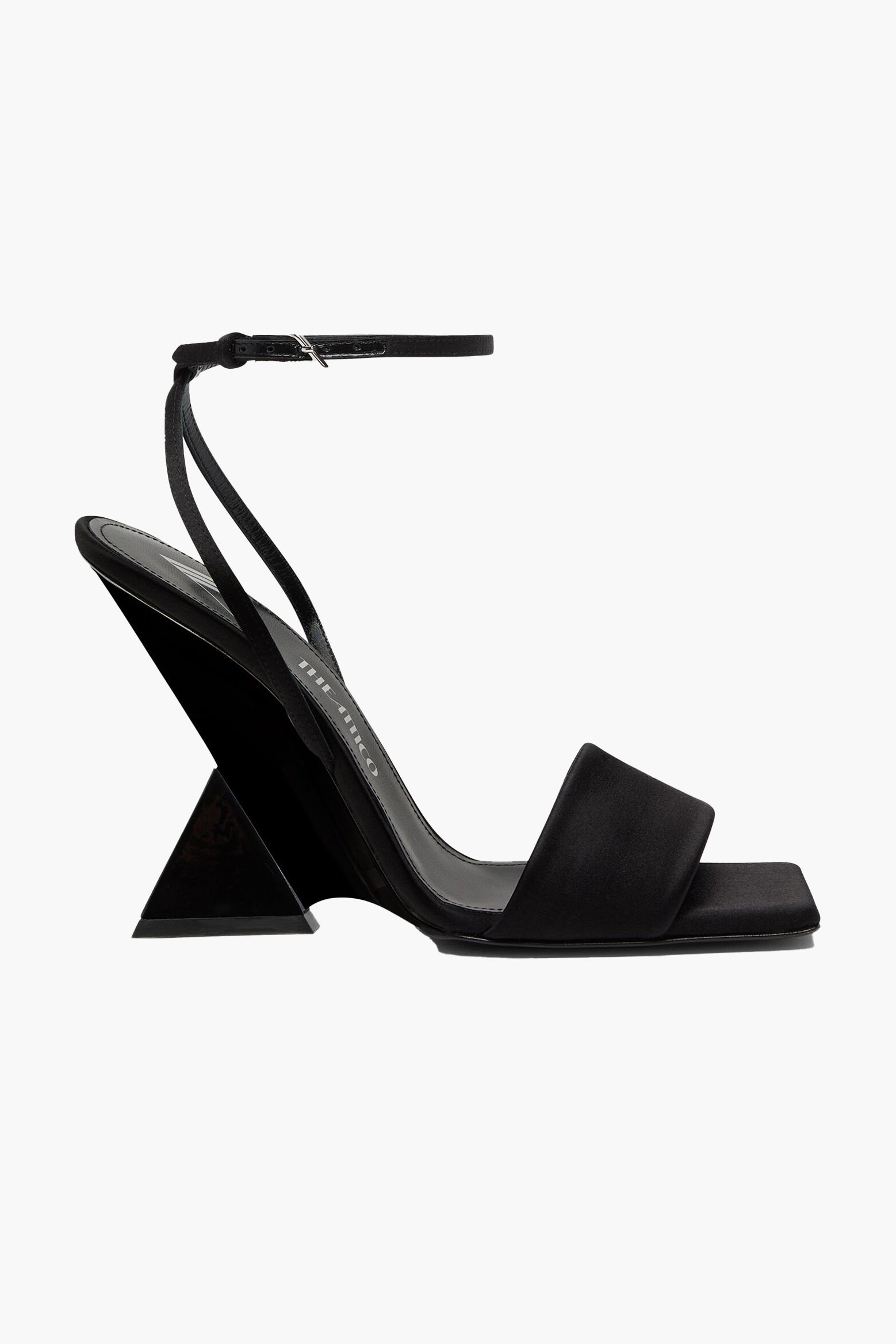 The Attico Cheope Sandal in Black available at The New Trend Australia