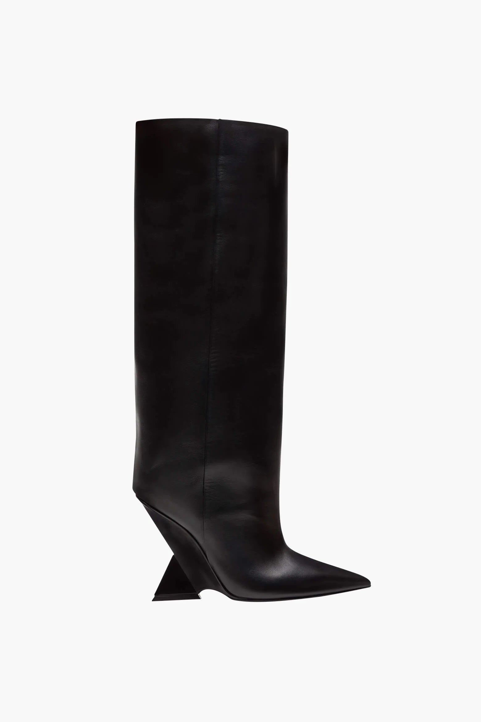 The Attico Cheope Tube Boot in Black TNT The New Trend