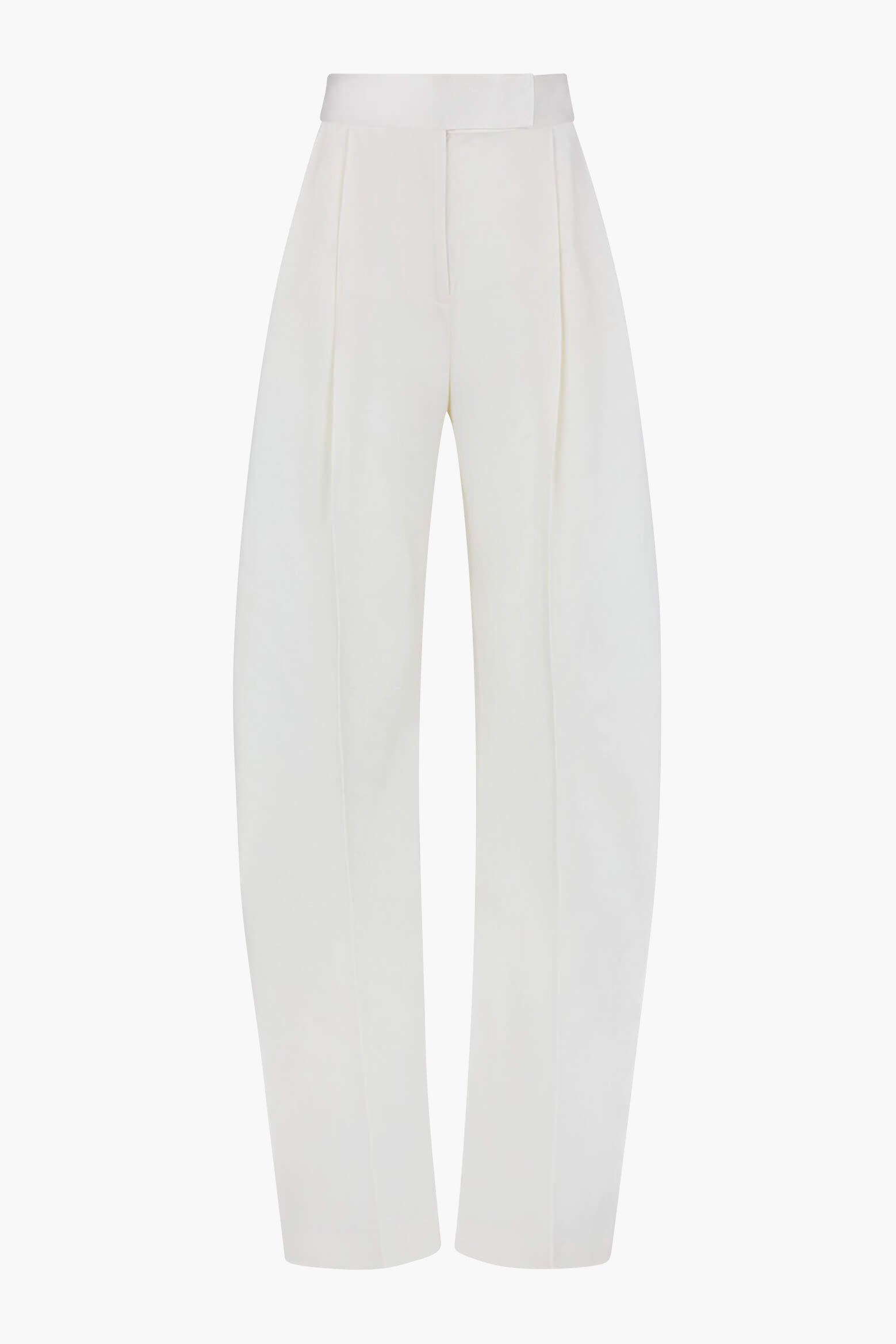 The Attico Gary Long Pants in Milk from The New Trend