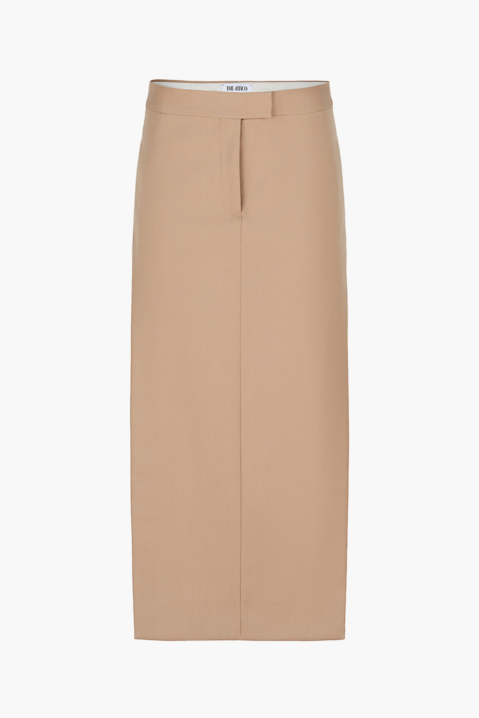 The Attico Midi Skirt in Beige available at The New Trend Australia.