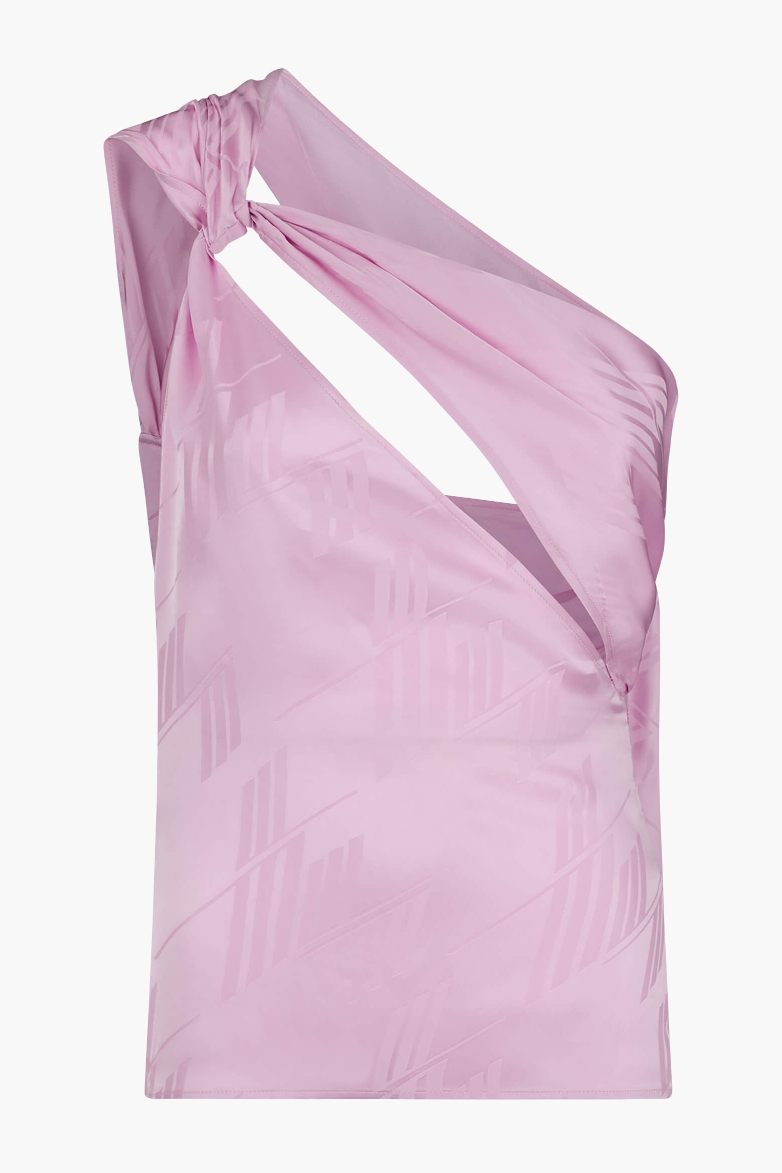 The Attico Sam Top in Sugar Pink available at The New Trend