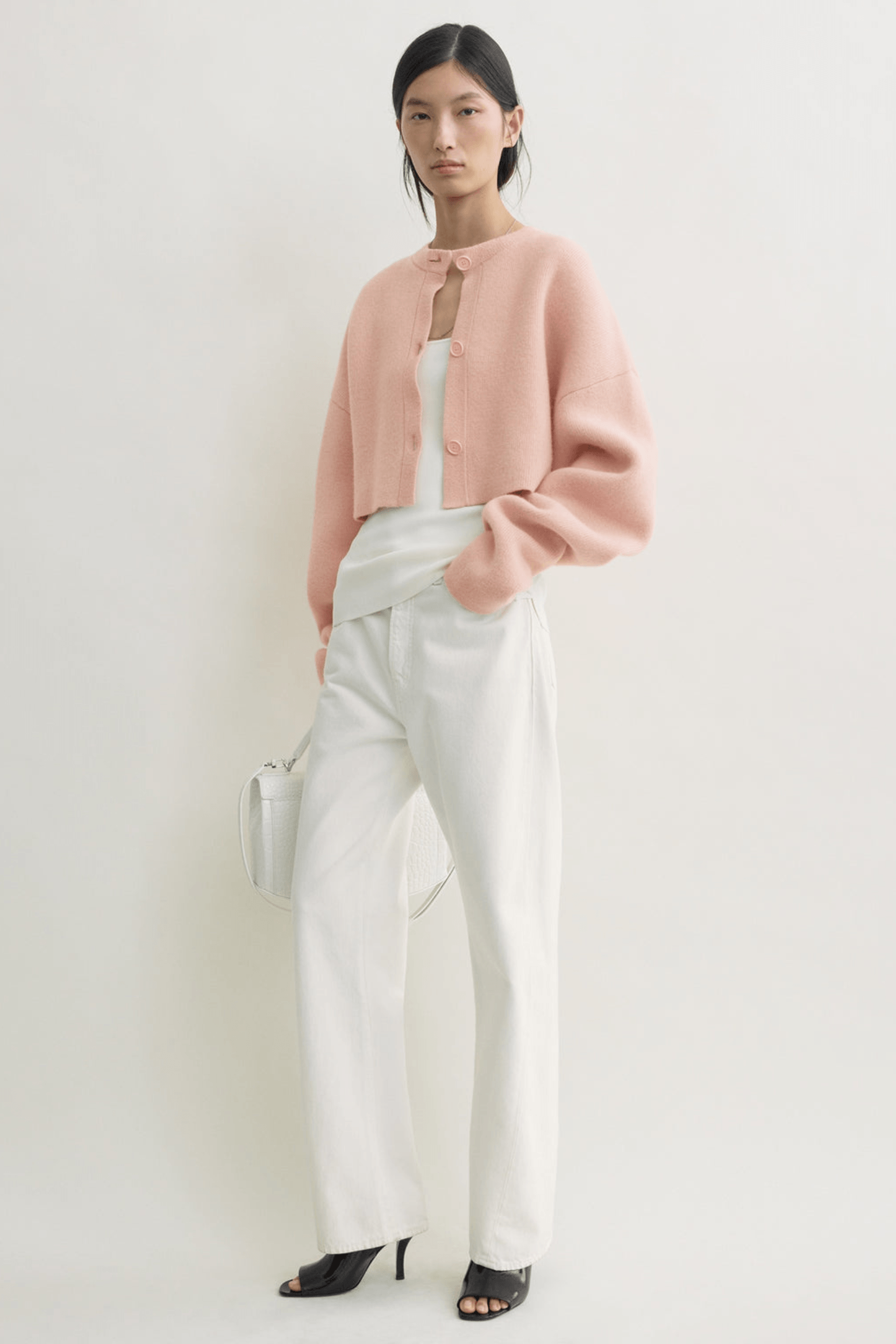 TOTEME CROPPED OVERSIZED CARDIGAN | THE NEW TREND