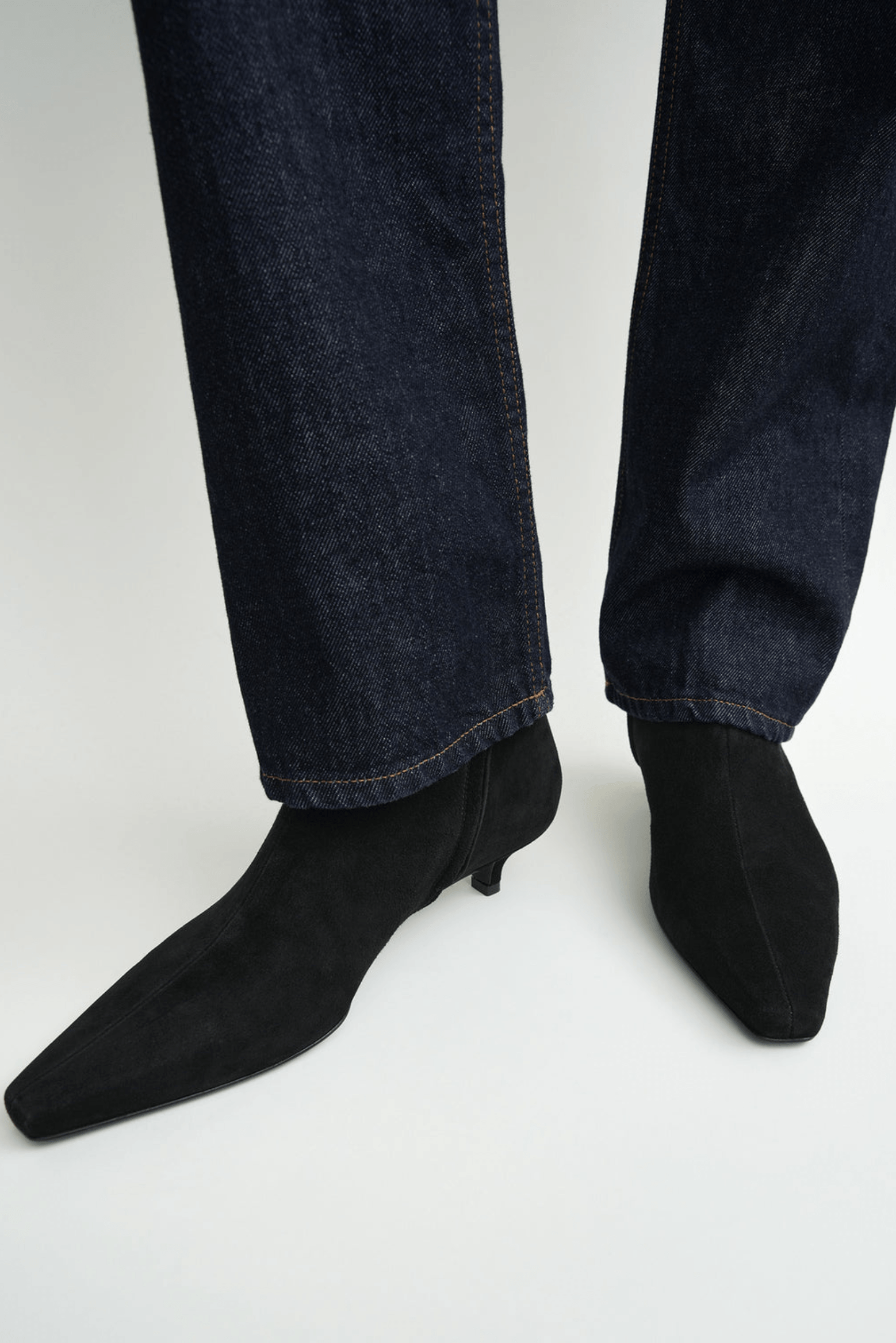 TOTEME SLIM SUEDE ANKLE BOOTS | THE NEW TREND