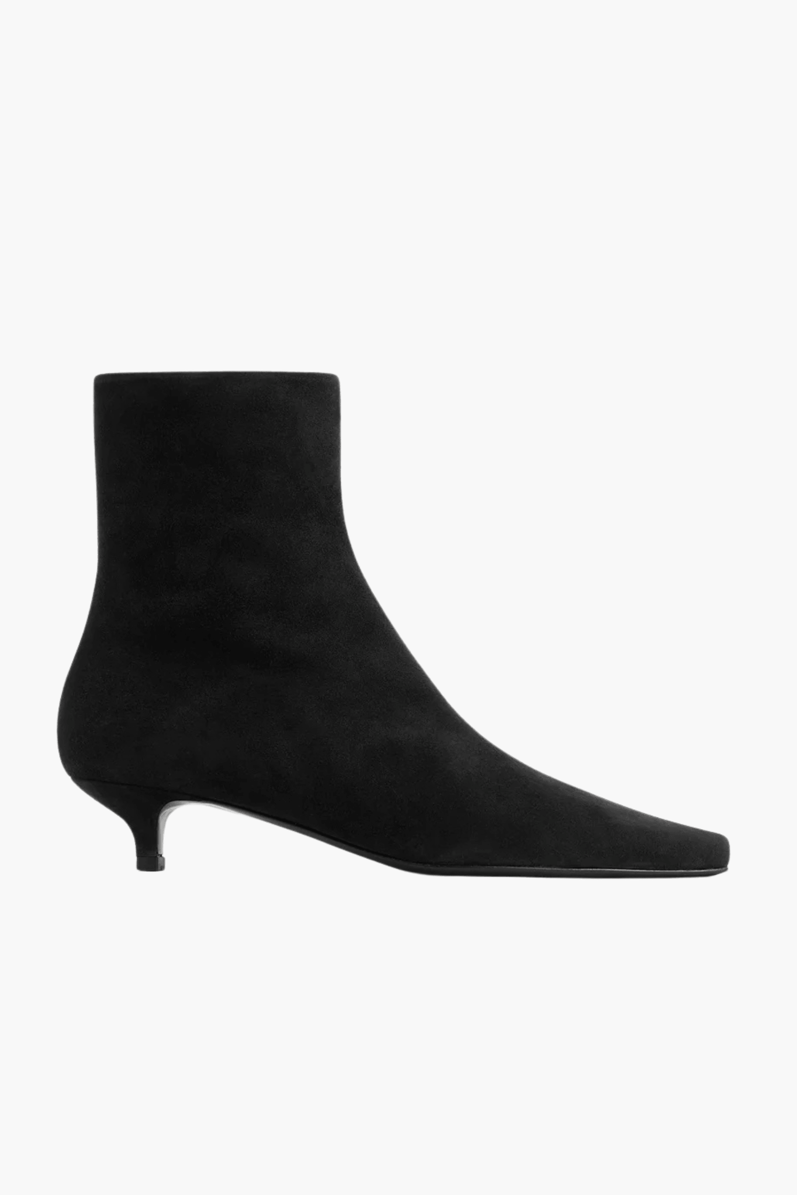TOTEME SLIM SUEDE ANKLE BOOTS | THE NEW TREND