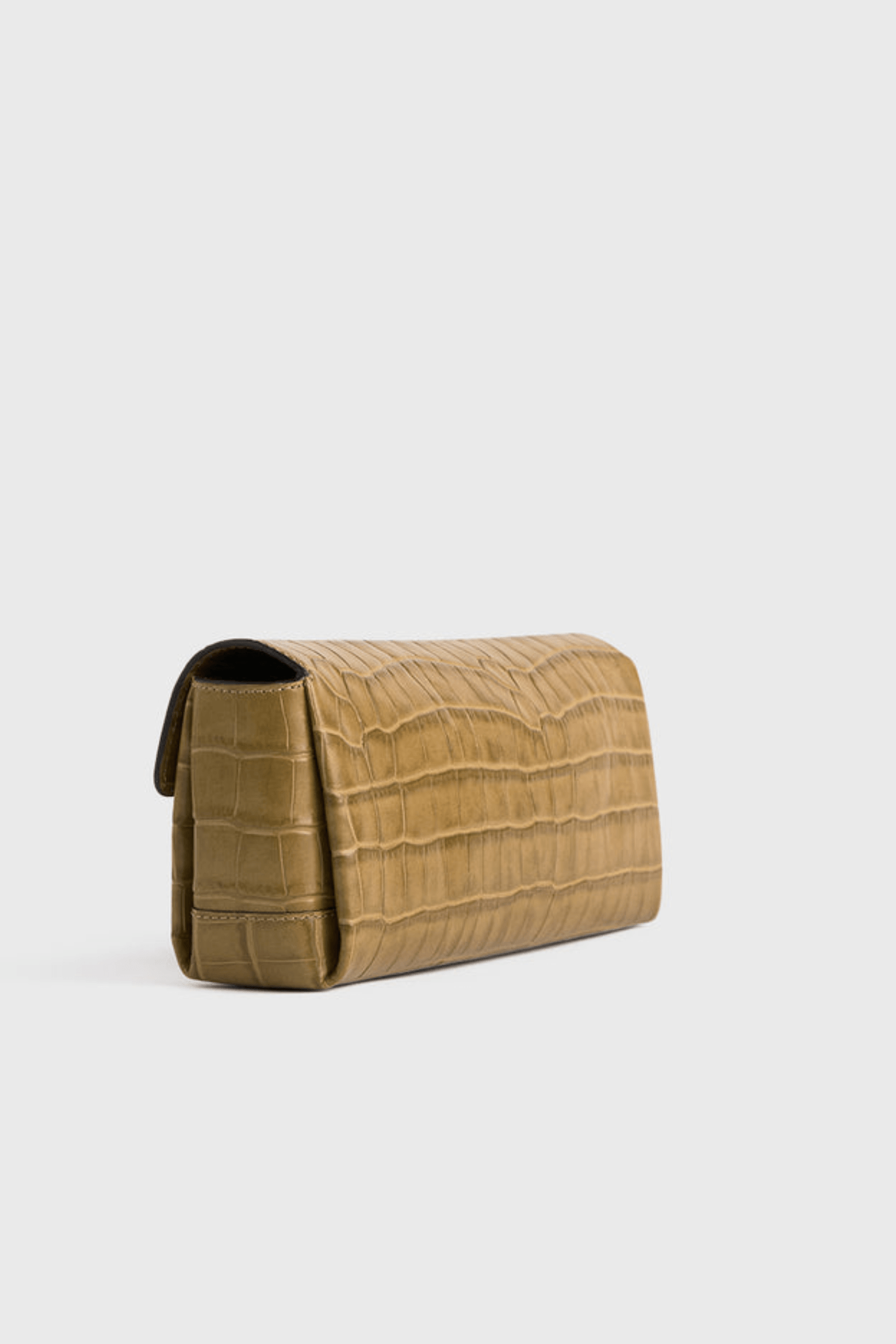 TOTEME SOFT CROCO-EMBOSSED T-CLUTCH | THE NEW TREND