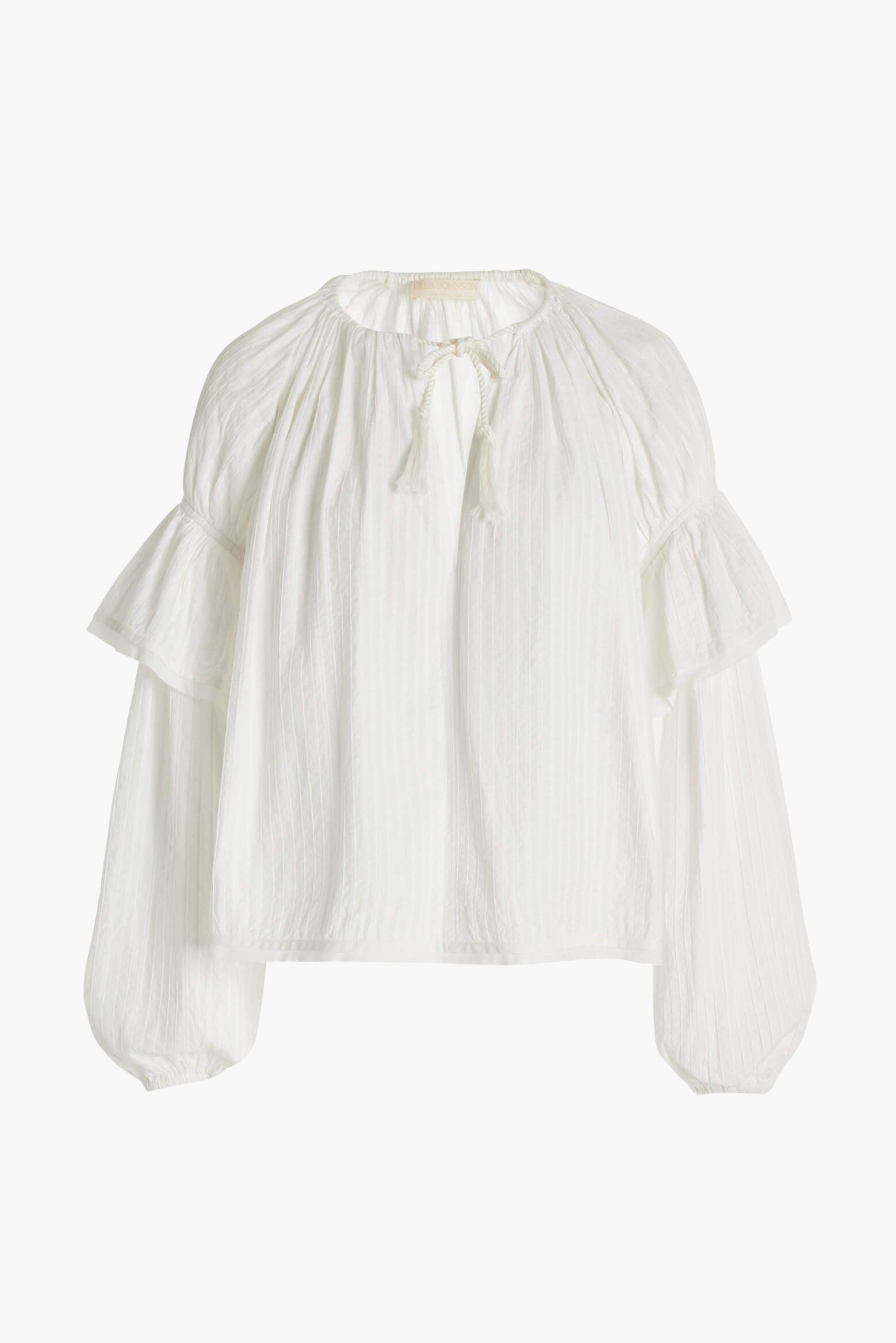 Ulla Johnson Concetta Blouse in Cowrie available at The New Trend
