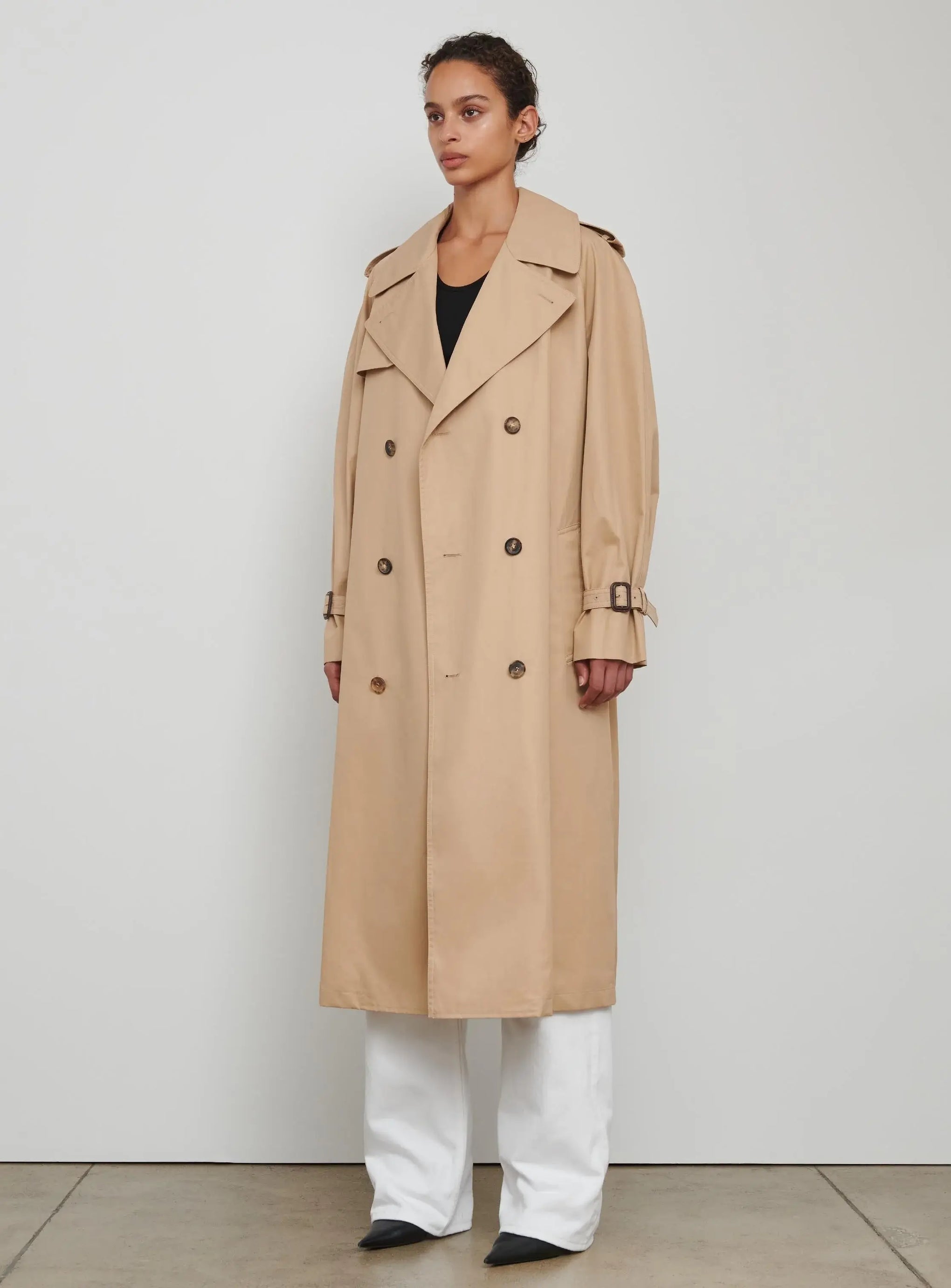 WARDROBE.NYC TRENCH COAT IN KHAKI  | THE NEW TREND