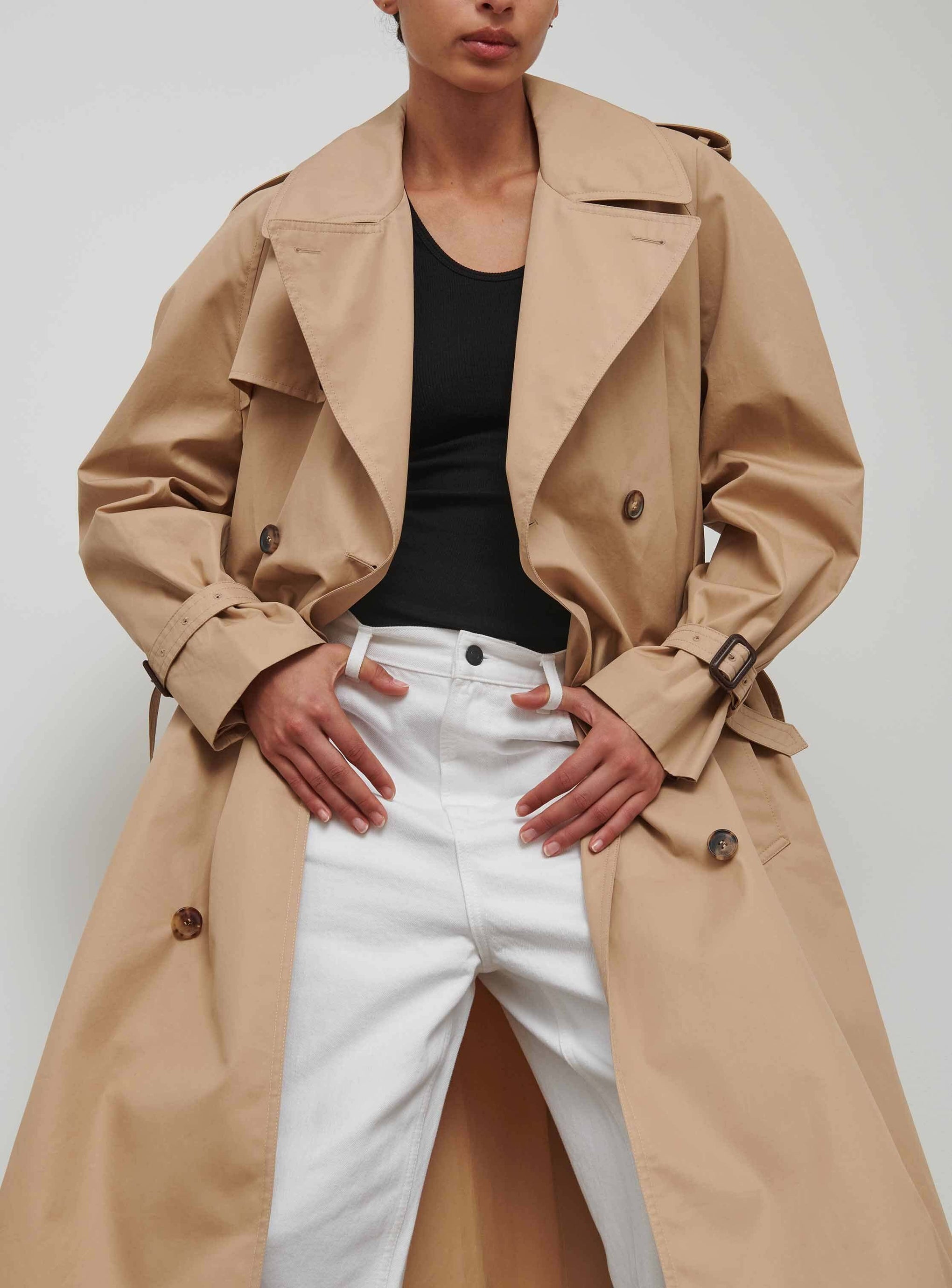 WARDROBE.NYC TRENCH COAT IN KHAKI  | THE NEW TREND