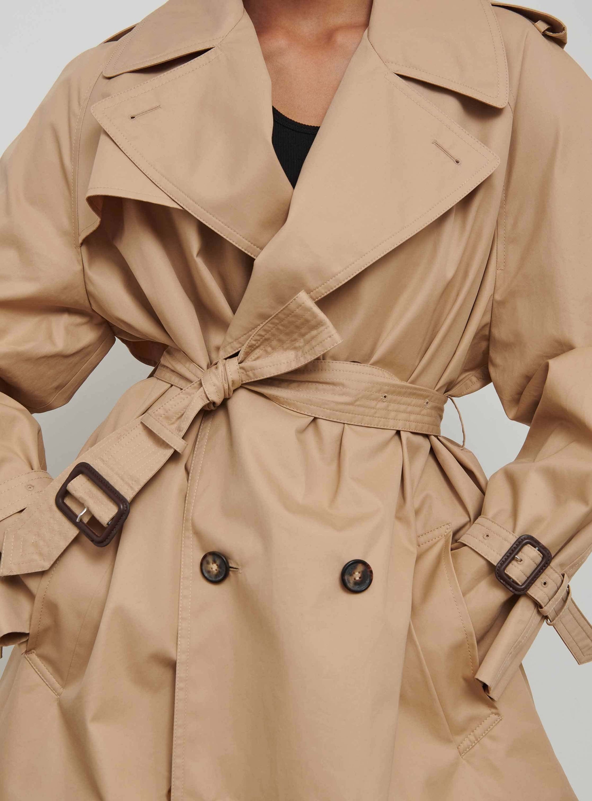 WARDROBE.NYC TRENCH COAT IN KHAKI  | THE NEW TREND