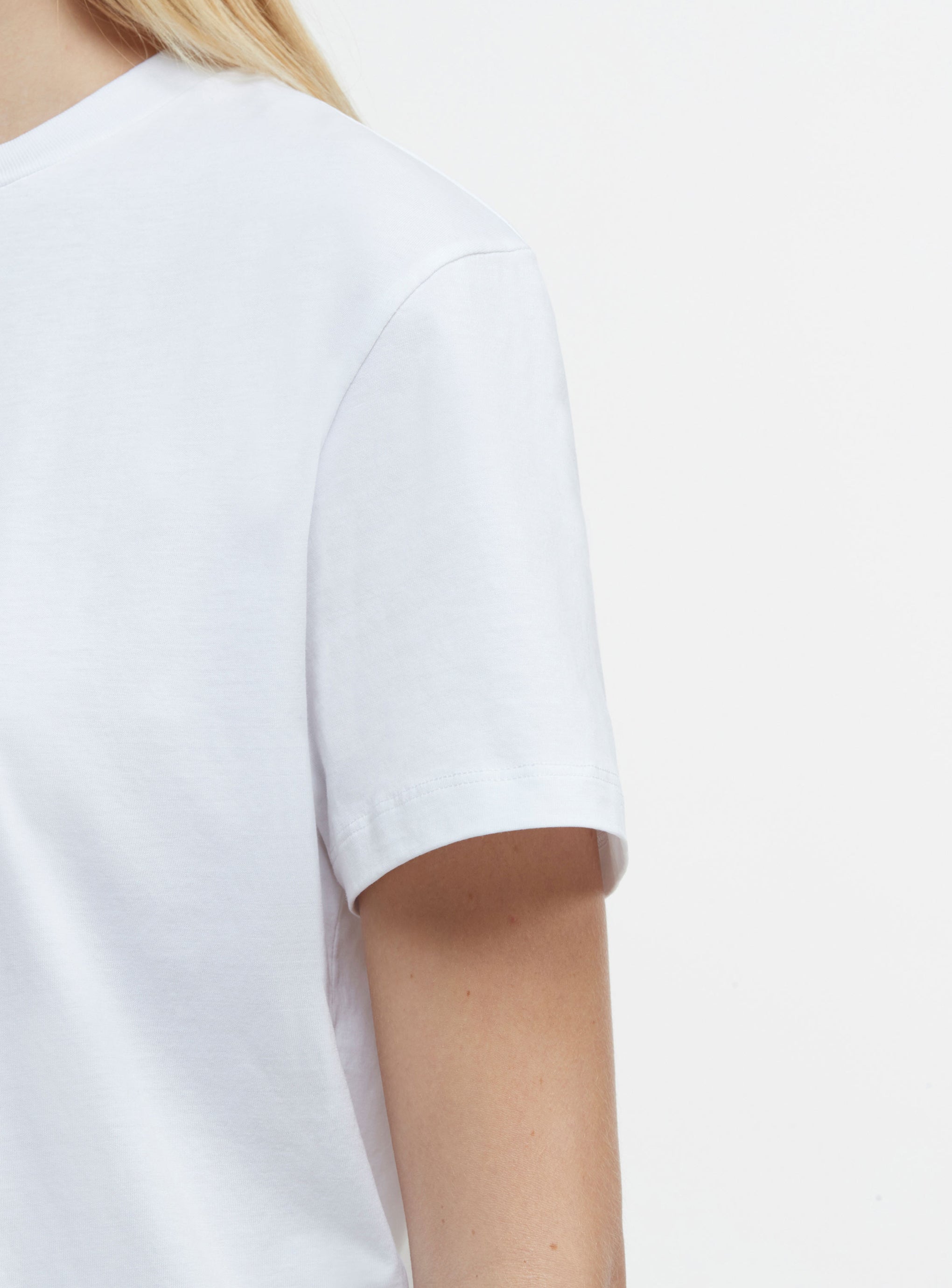 The Wardrobe NYC Classic T Shirt in White available at The New Trend Australia