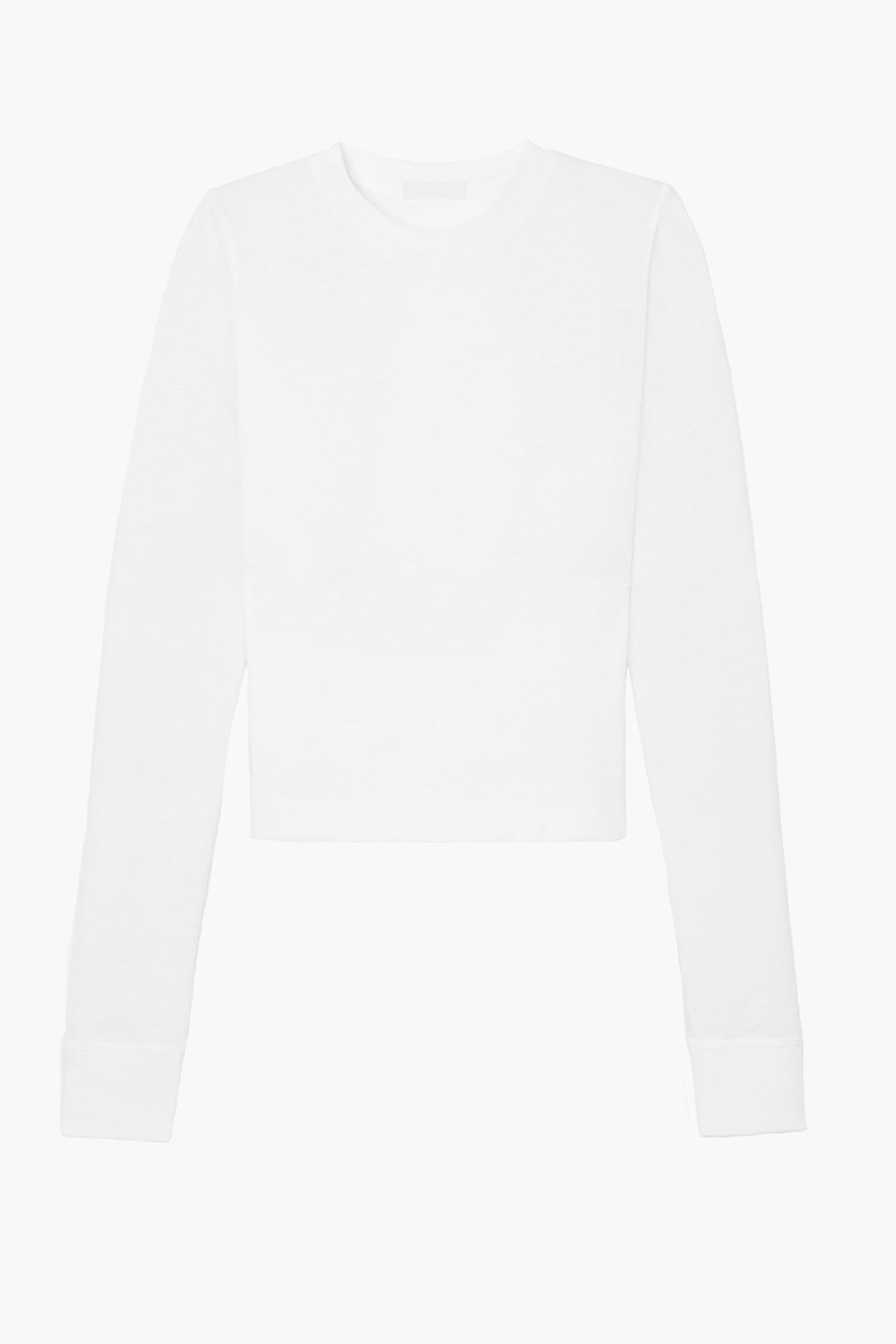 The Wardrobe NYC Fitted Long Sleeve Tee in White available at The New Trend Australia