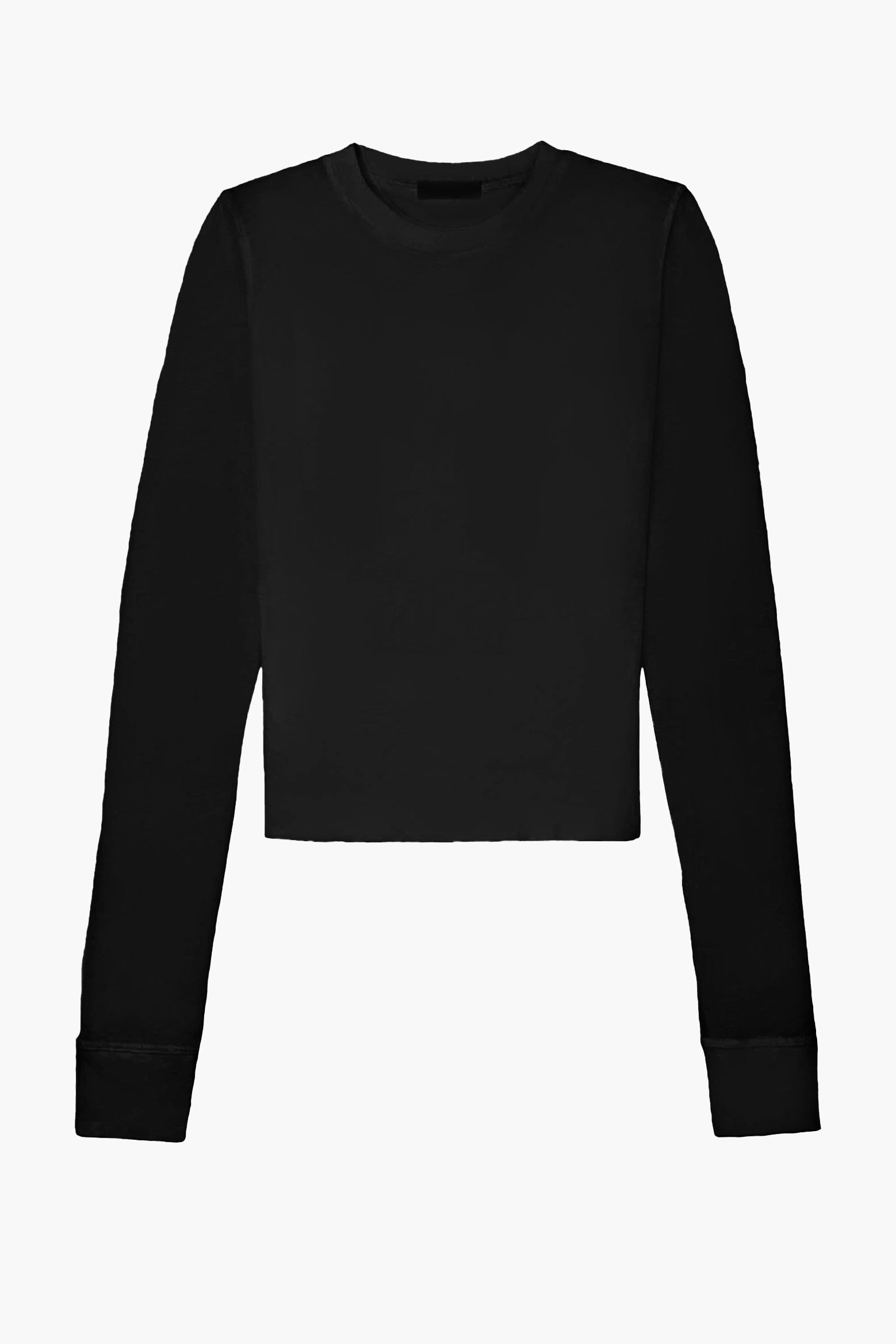 The Wardrobe NYC Fitted Long Sleeve Tee in Black available at The New Trend Australia