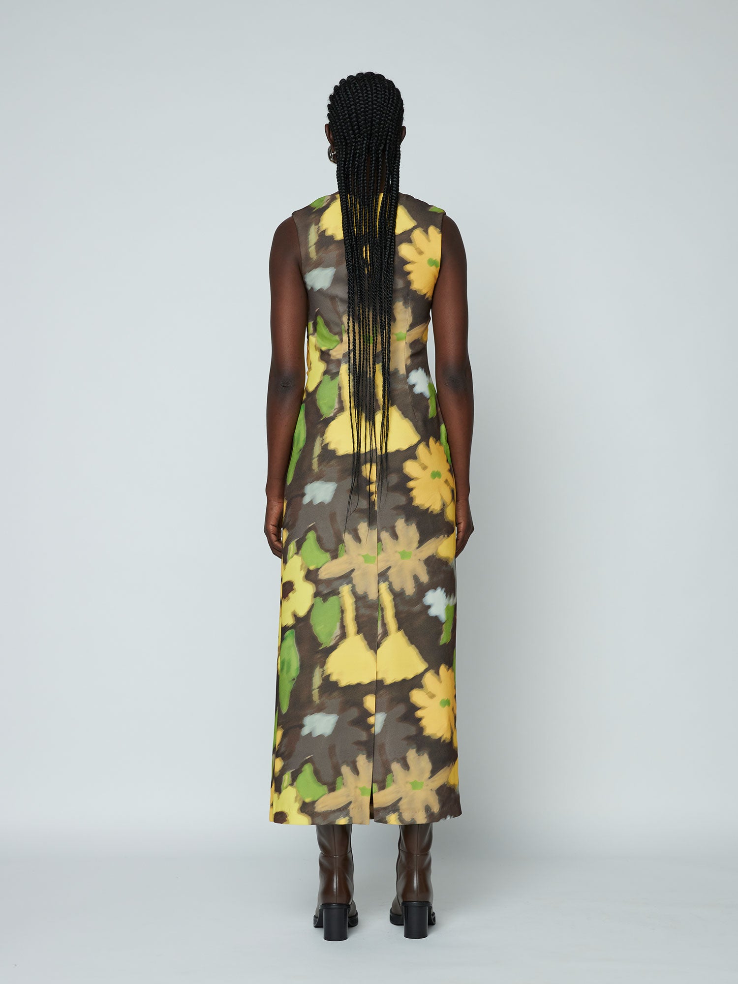 Wynn Hamlyn Ella Maxi Dress in Acid Flowers available at The New Trend Australia.