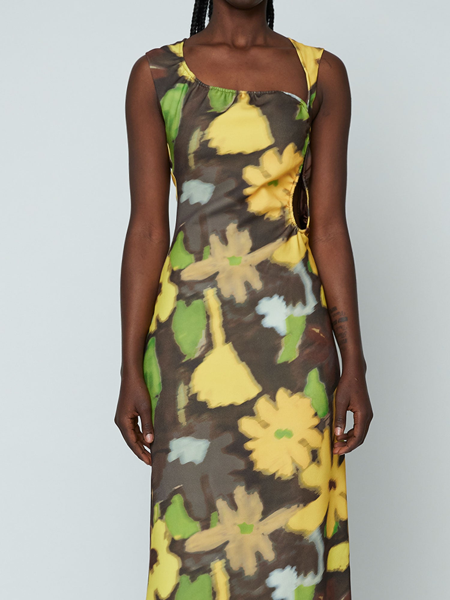 Wynn Hamlyn Ella Maxi Dress in Acid Flowers available at The New Trend Australia.