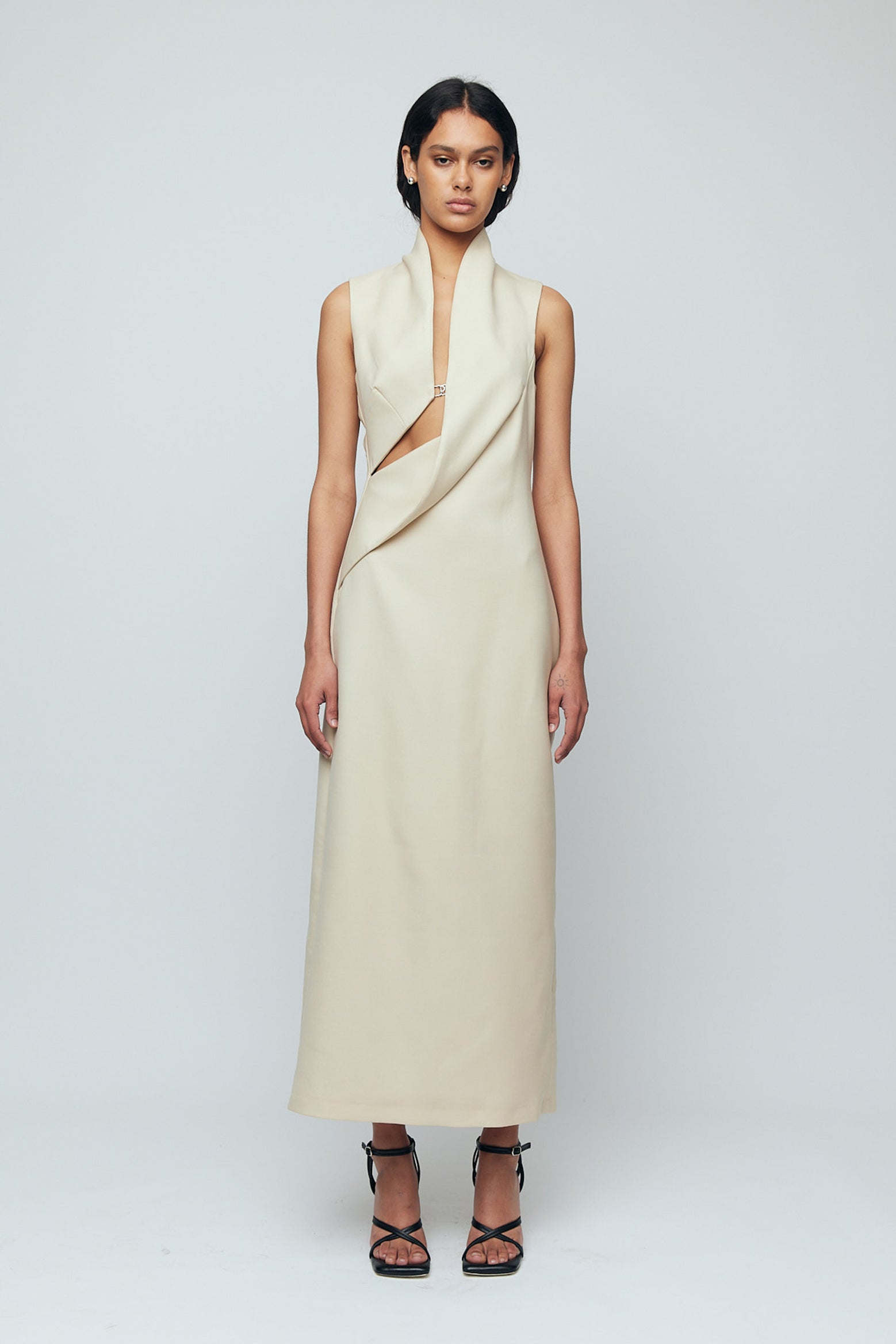 Wynn Hamlyn Harry Dress in Sand available at The New Trend Australia.