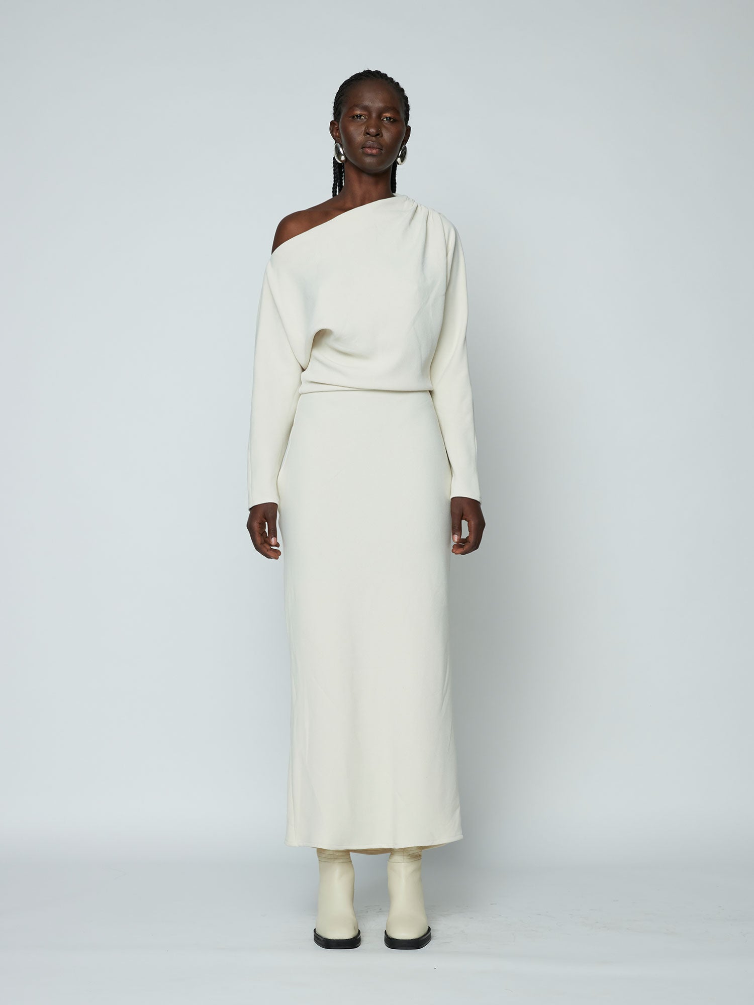 Wynn Hamlyn Holly Maxi Dress in Ivory available at The New Trend Australia.