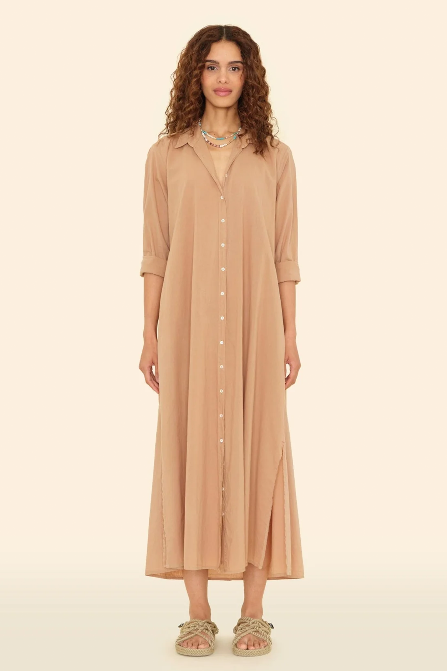 XIRENA BODEN DRESS IN HAZELNUT | THE NEW TREND