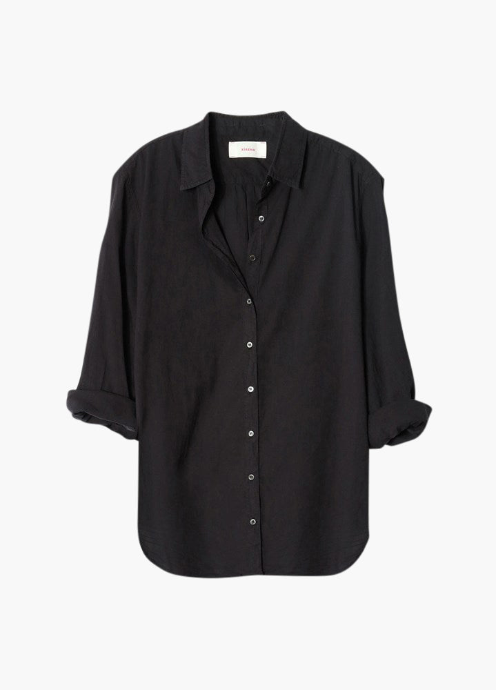 XÍRENA Beau Long Sleeve Shirt Black | TNT The New Trend