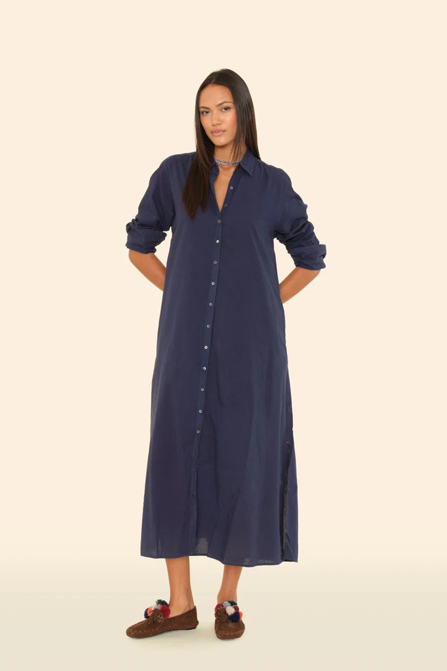 XÍRENA BODEN DRESS IN NAVY | THE NEW TREND