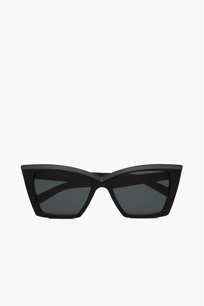 YSL ブラック キャットアイ サングラス Saint Laurent】レディース キャットアイ サングラス