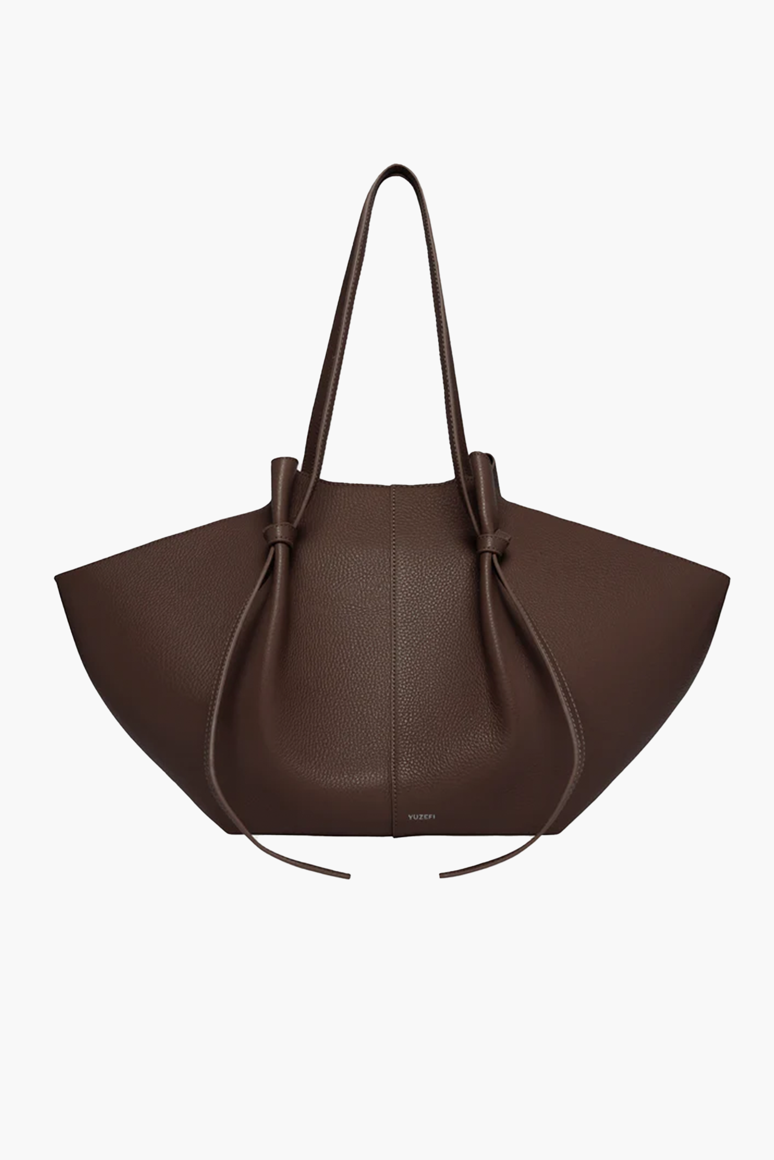 YUZEFI LARGE MOCHI PEBBLE GRAIN LEATHER BAG | THE NEW TREND