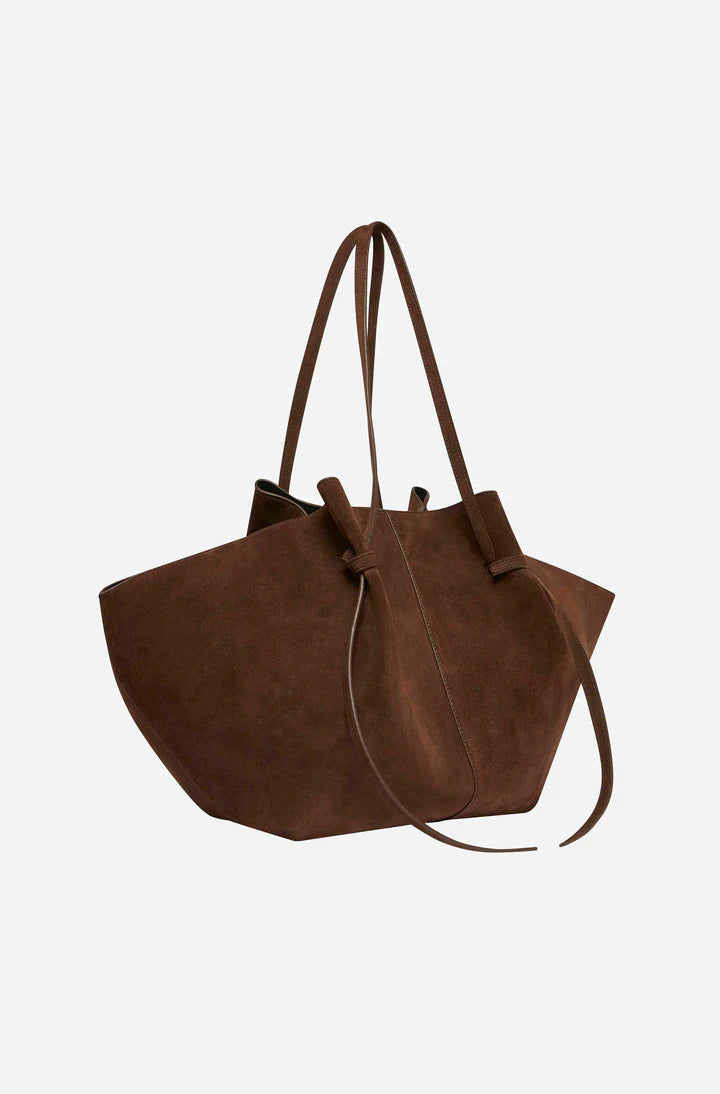 YUZEFI LARGE MOCHI SUEDE BAG | THE NEW TREND