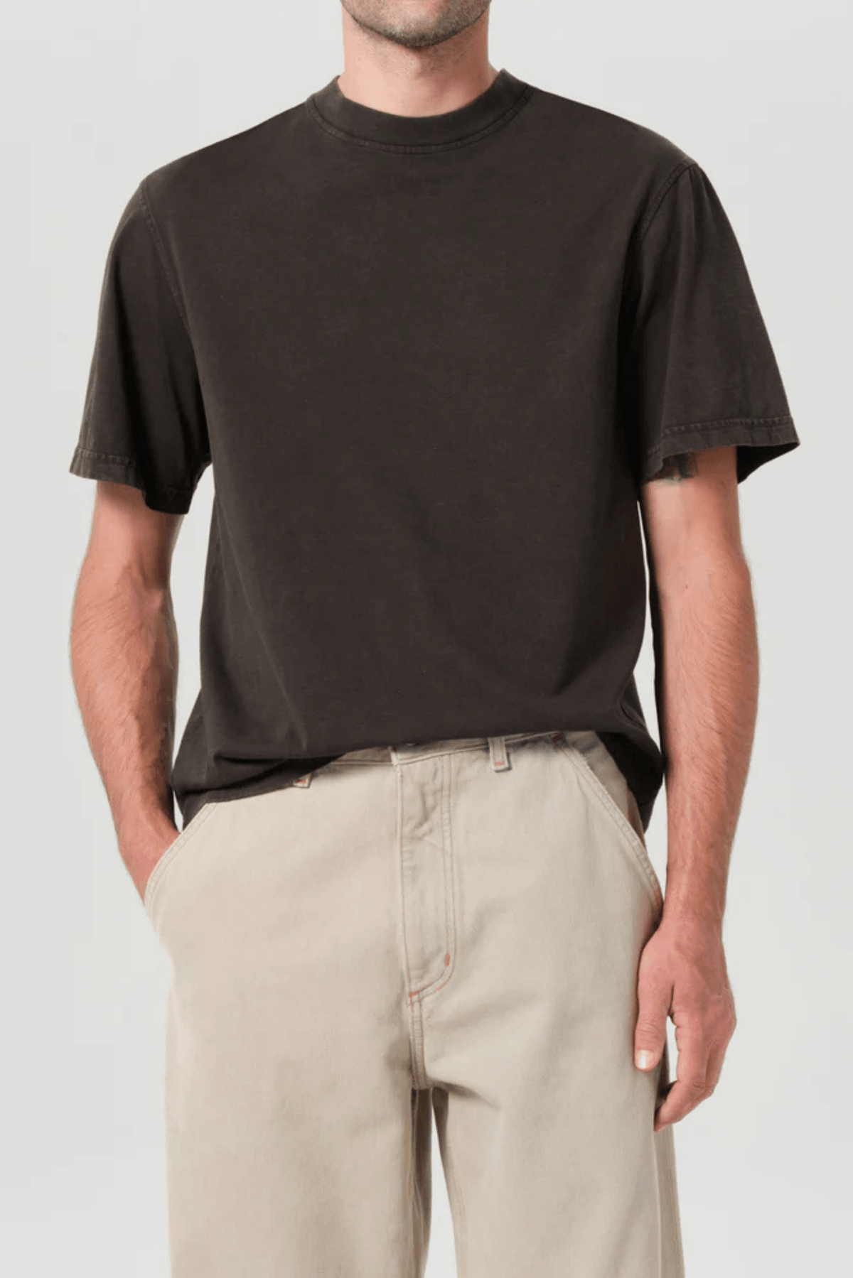 ASHA MOCK NECK TEE