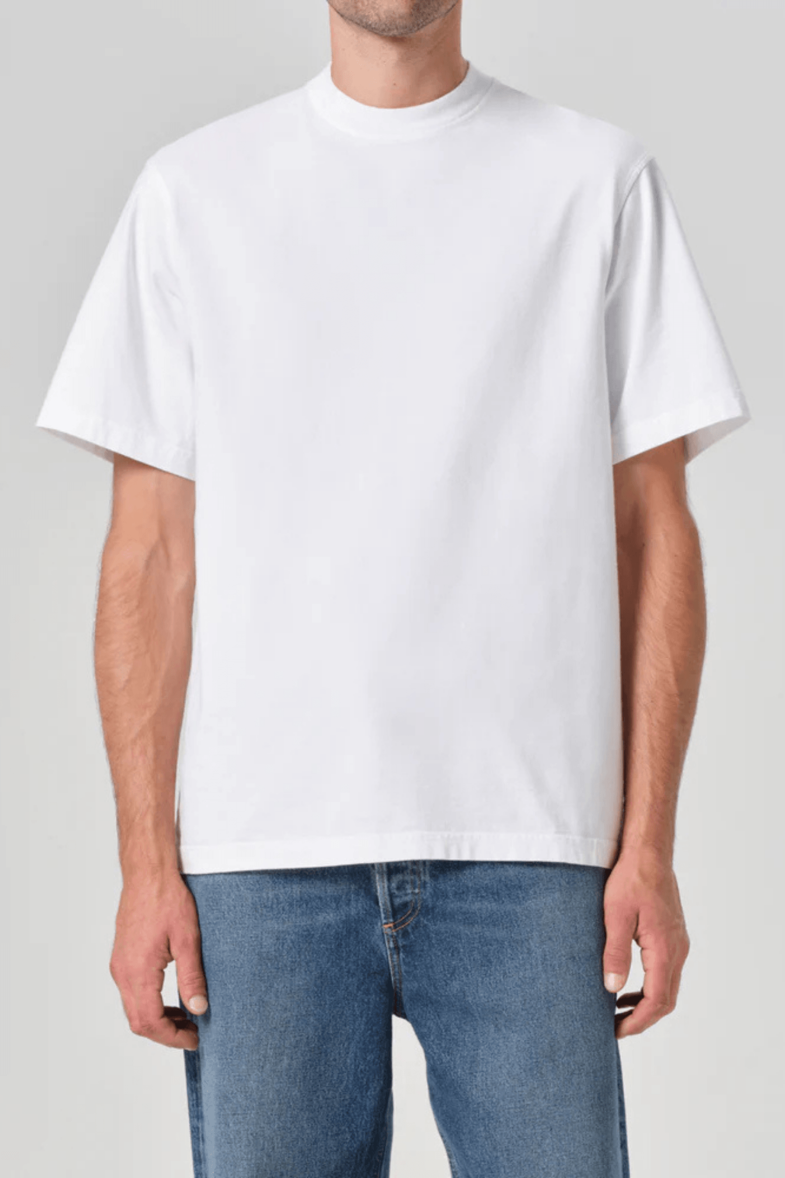 ASHA MOCK NECK TEE