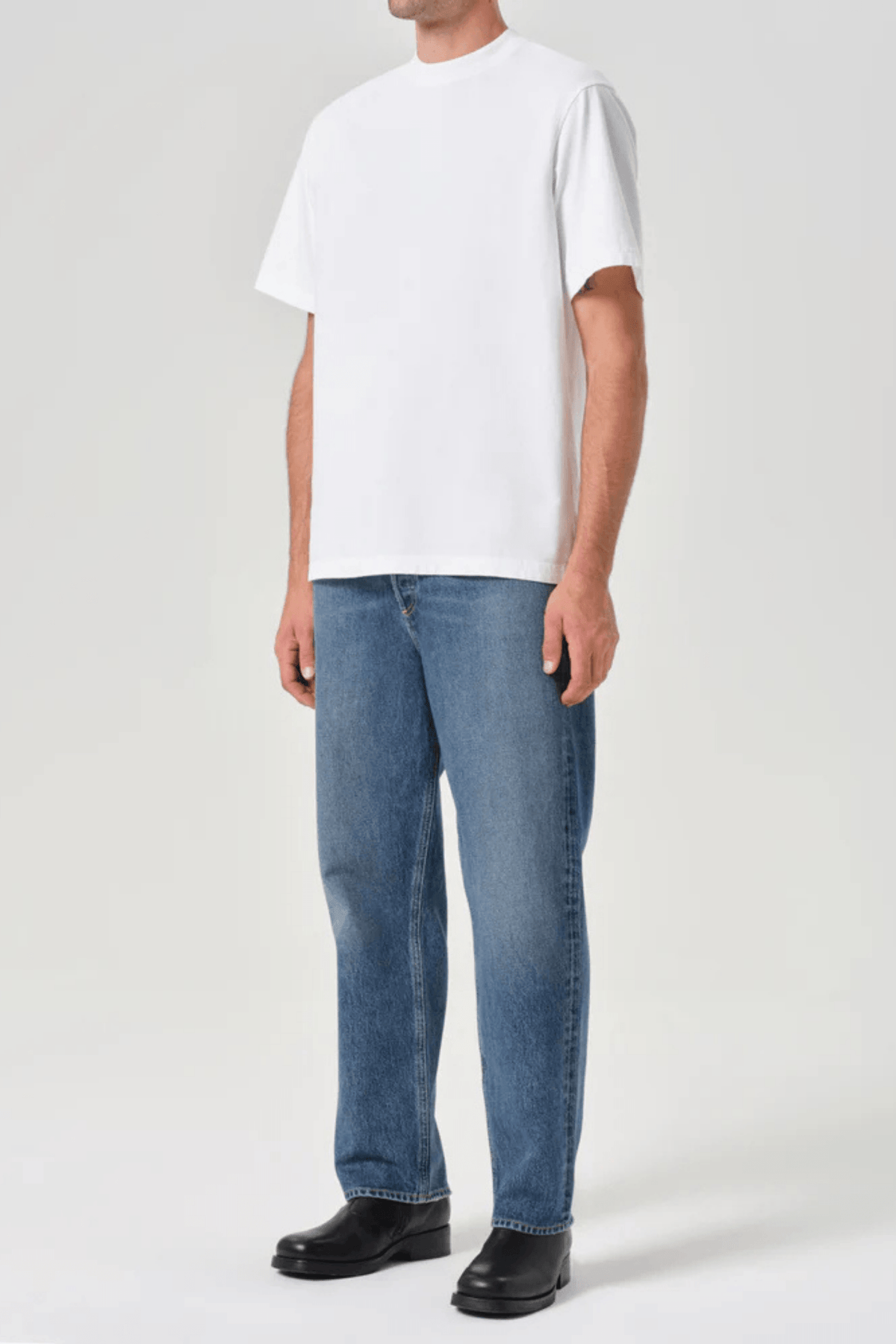 ASHA MOCK NECK TEE