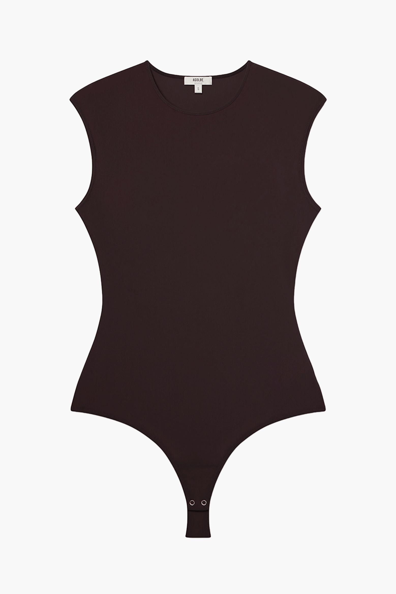 AGOLDE AURA SLEEVELESS BODYSUIT IN CHOCOLATE | THE NEW TREND