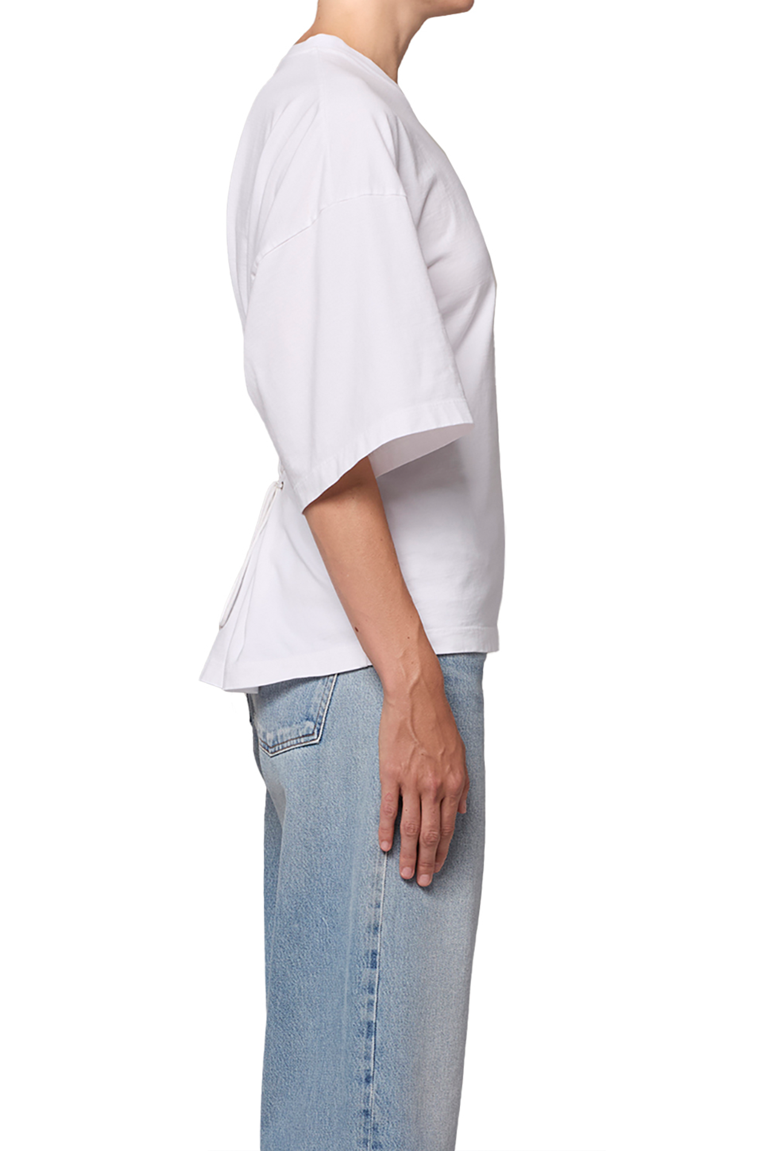 AGOLDE ELLERY TEE WHITE | THE NEW TREND