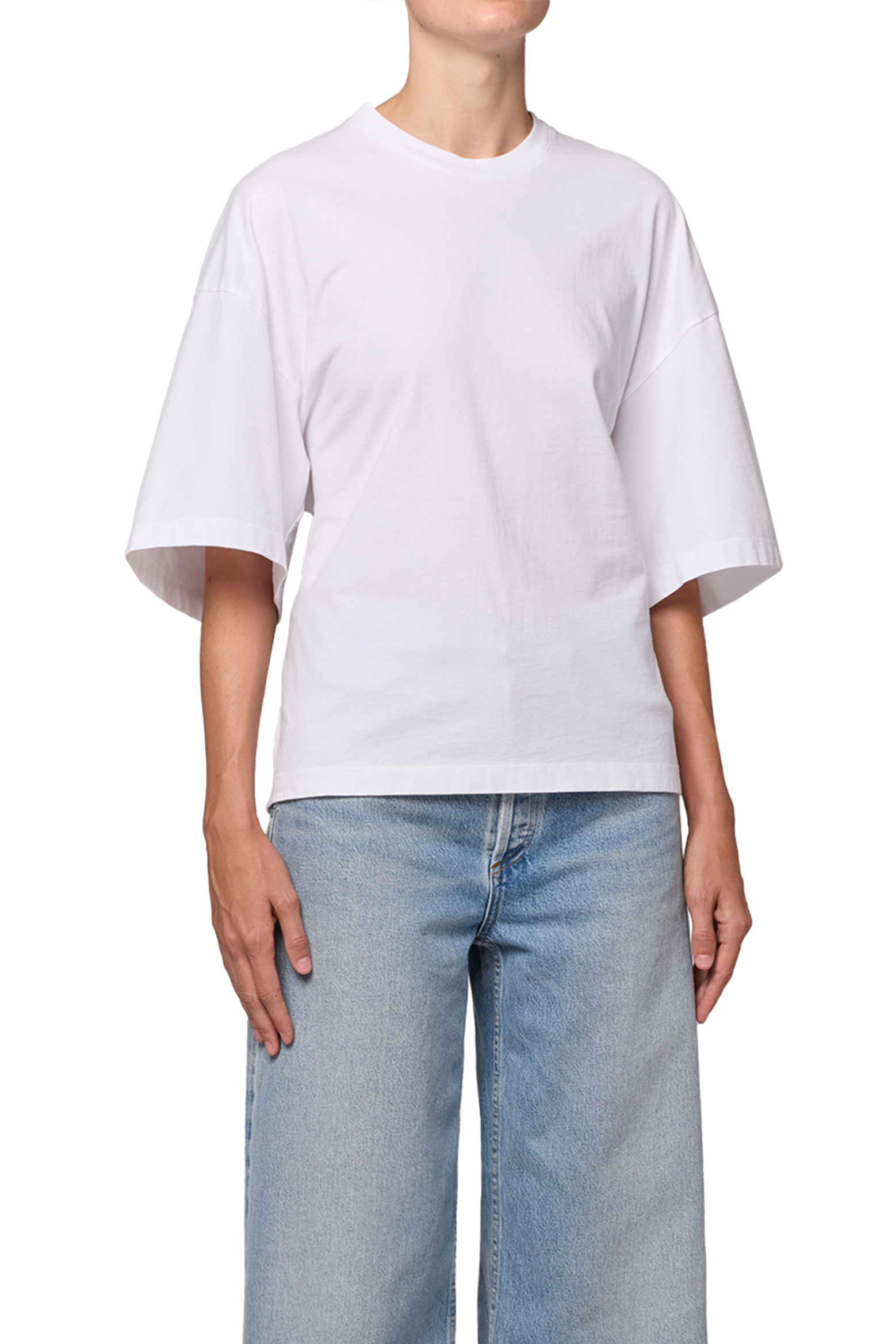 AGOLDE ELLERY TEE WHITE | THE NEW TREND