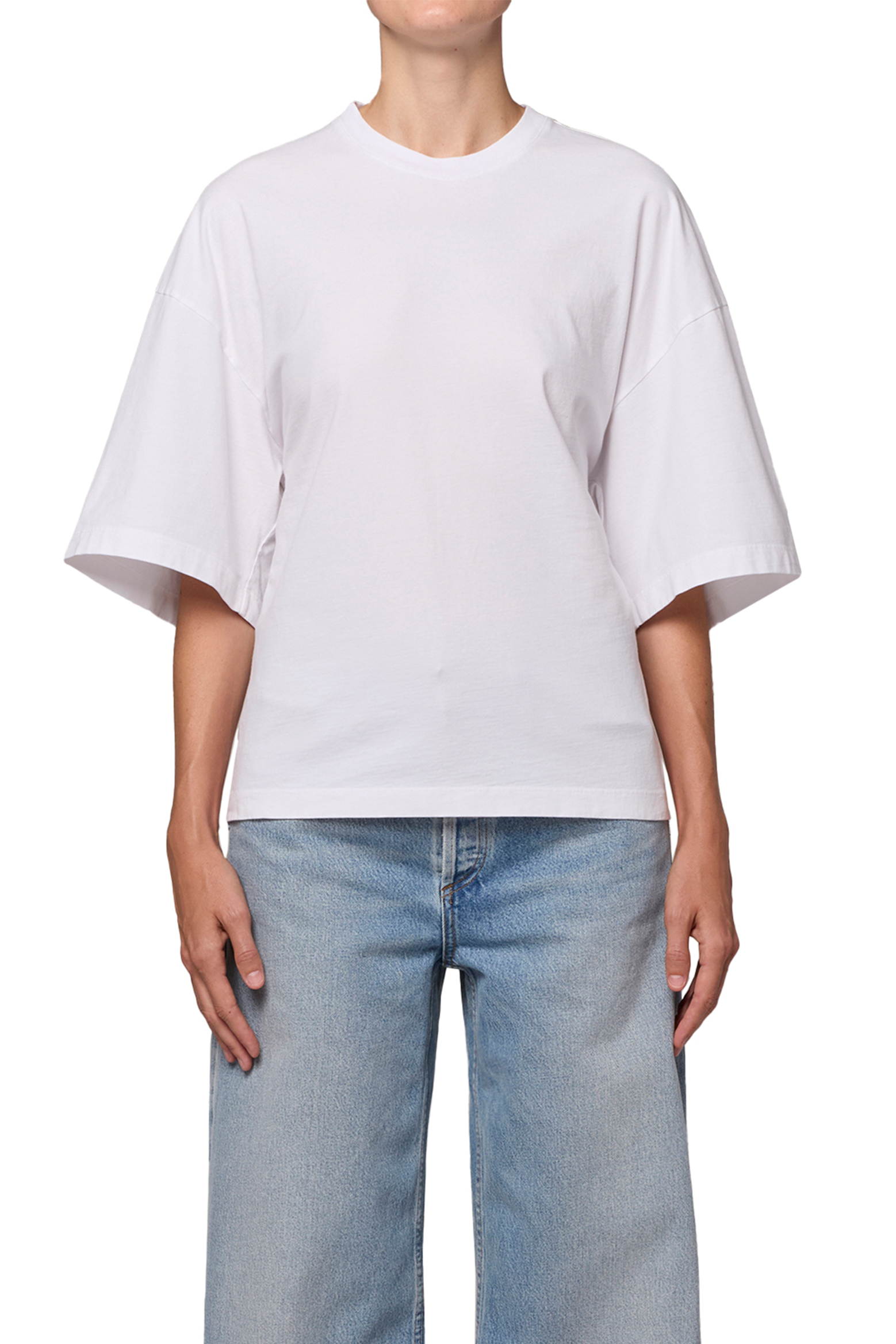 AGOLDE ELLERY TEE WHITE | THE NEW TREND
