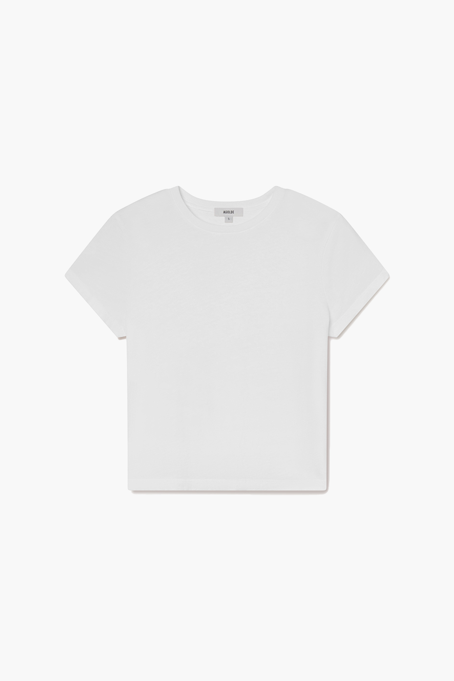 AGOLDE LONG LINE ADINE TEE WHITE | THE NEW TREND
